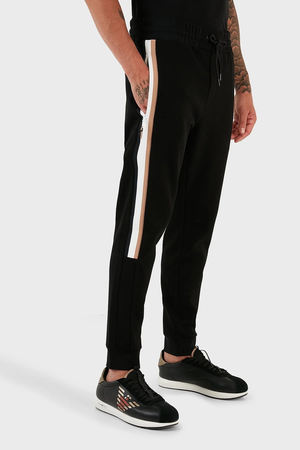 Boss Lamont Pamuklu Regular Fit Jogger Spor Erkek Pantolon 50494609 001 SİYAH - 1