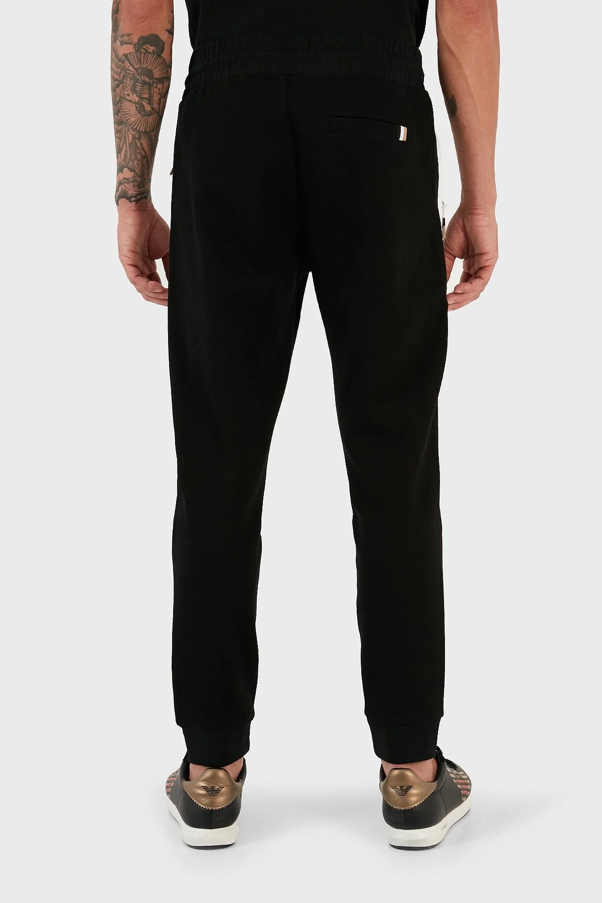 Boss Lamont Pamuklu Regular Fit Jogger Spor Erkek Pantolon 50494609 001 SİYAH - 3