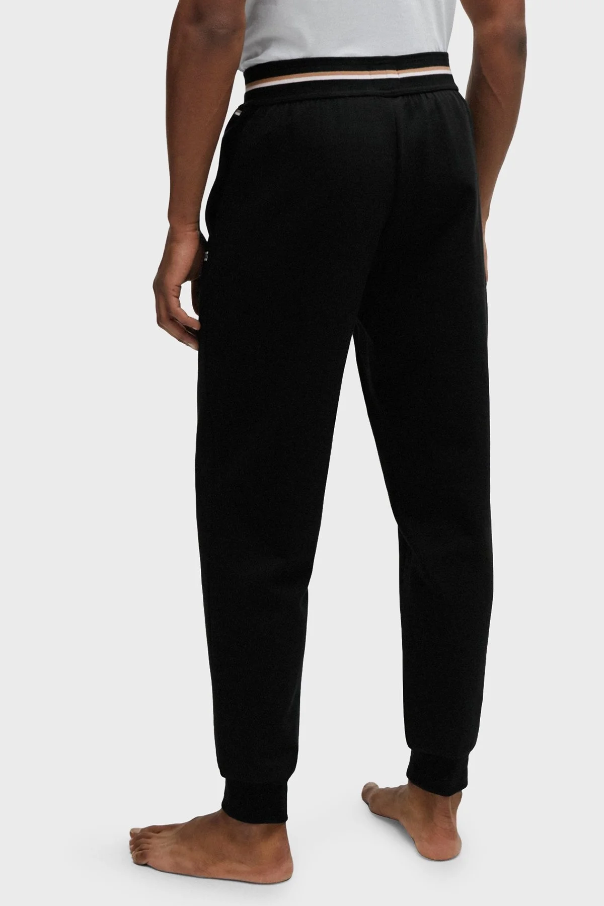 Boss Pamuklu Regular Fit Jogger Spor Erkek Pantolon 50515184 001 SİYAH - 3