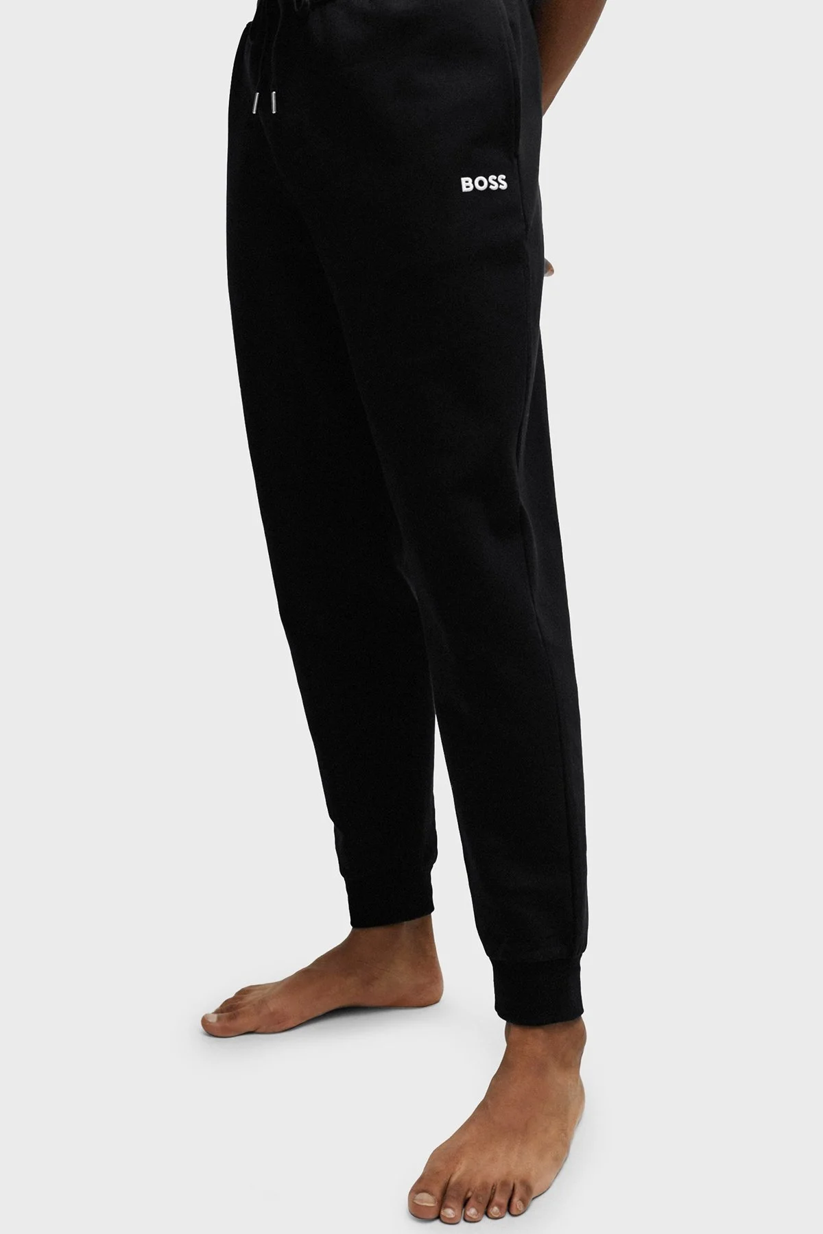 Boss Pamuklu Regular Fit Jogger Spor Erkek Pantolon 50515184 001 SİYAH - 4