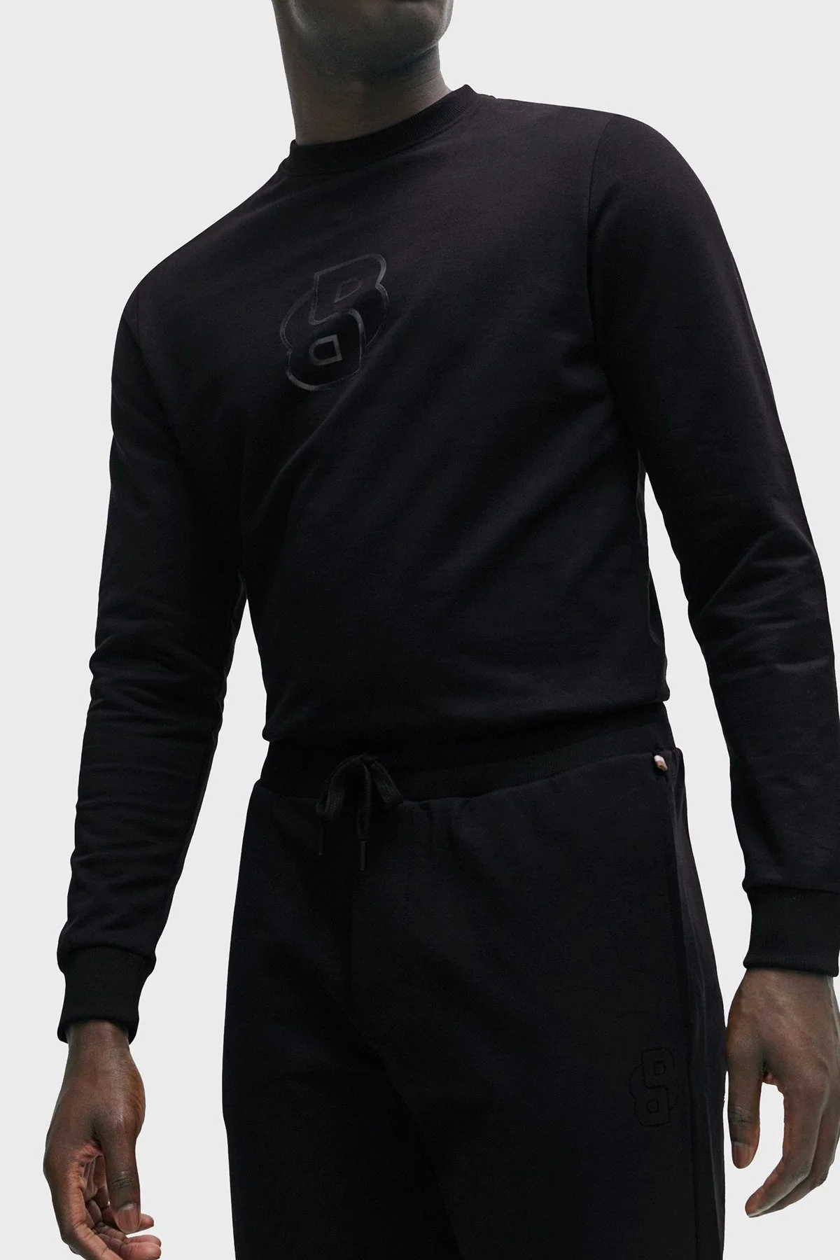 Boss Pamuklu Regular Fit Jogger Spor Erkek Pantolon 50515187 001 SİYAH - 4