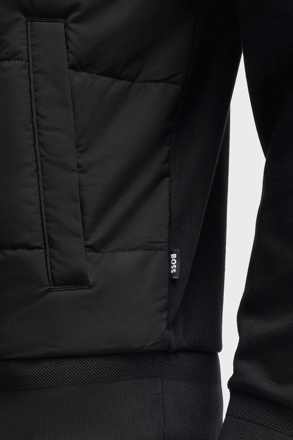 Boss Pamuklu Regular Fit Kapitoneli Kolej Yaka Erkek Ceket 50532767 001 SİYAH - 4