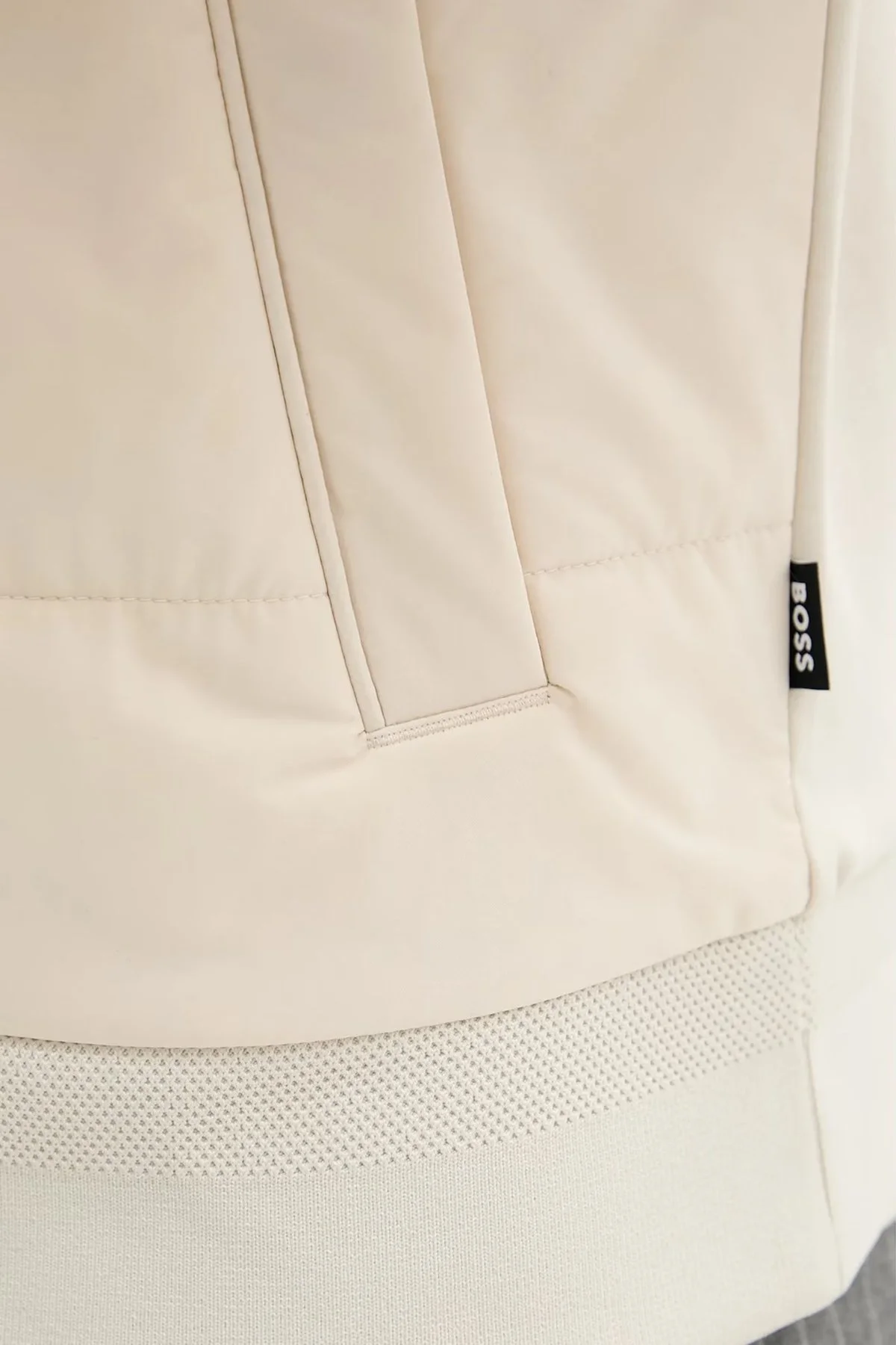 Boss Pamuklu Regular Fit Kapitoneli Kolej Yaka Erkek Ceket 50532767 132 EKRU - 6