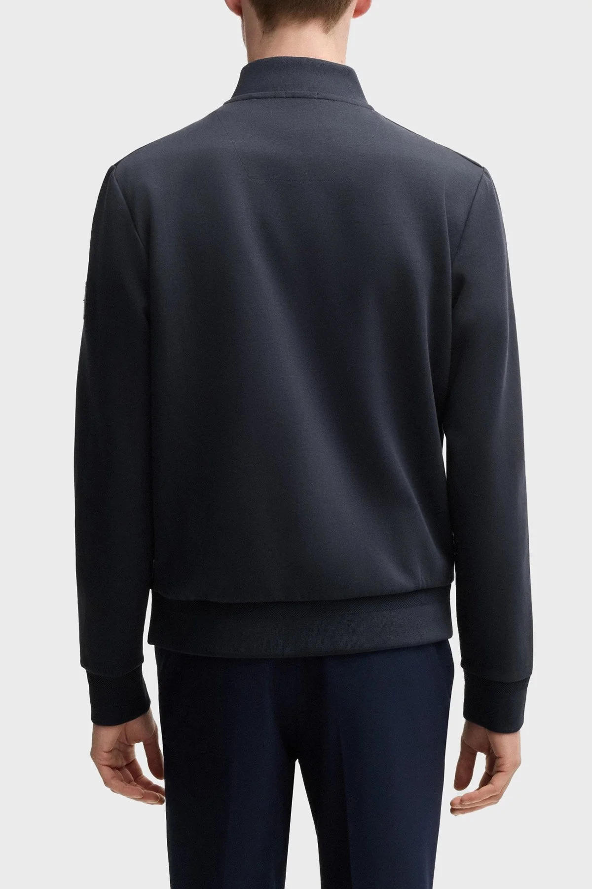 Boss Pamuklu Regular Fit Kapitoneli Kolej Yaka Erkek Ceket 50532767 404 LACİVERT - 3