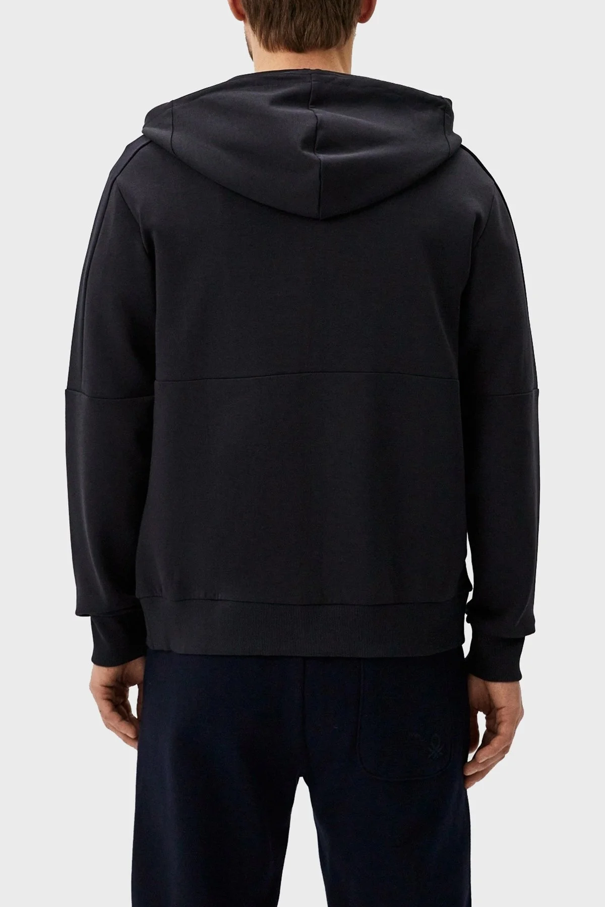 Boss Pamuklu Regular Fit Kapüşonlu Erkek Sweat 50511516 402 LACİVERT - 2