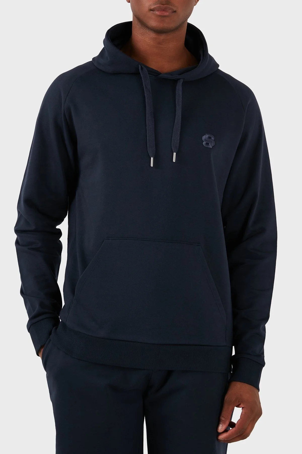 Boss Pamuklu Regular Fit Kapüşonlu Erkek Sweat 50515176 403 LACİVERT - 8