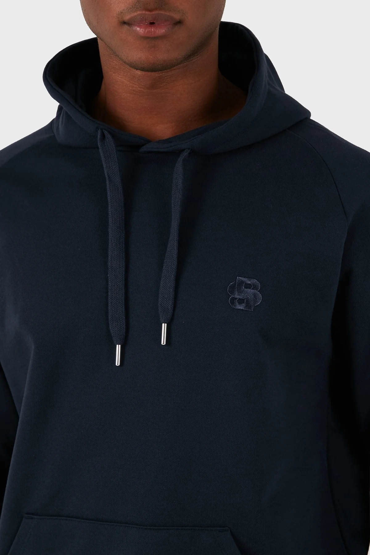 Boss Pamuklu Regular Fit Kapüşonlu Erkek Sweat 50515176 403 LACİVERT - 12