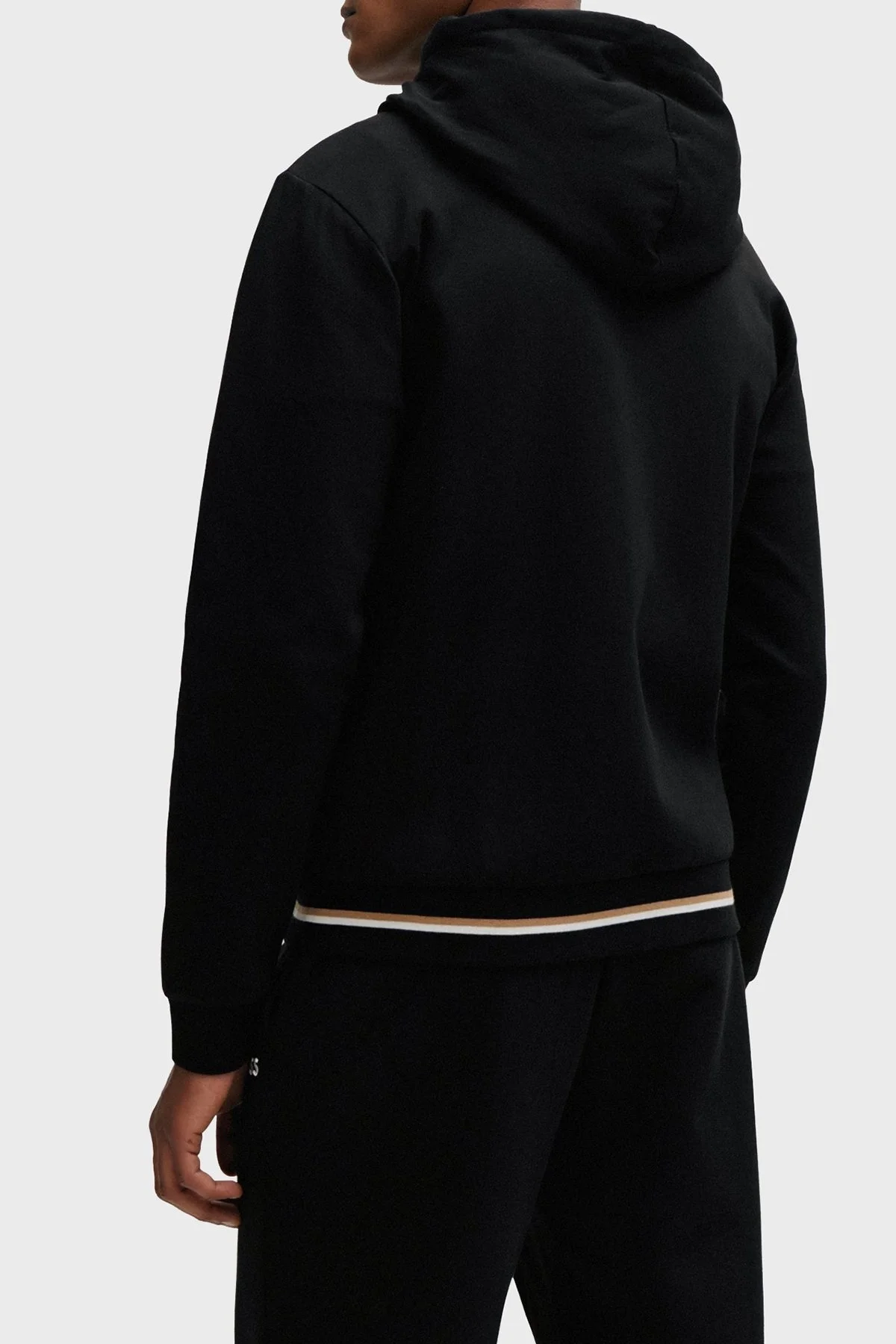 Boss Pamuklu Regular Fit Kapüşonlu Erkek Sweat 50515185 001 SİYAH - 2