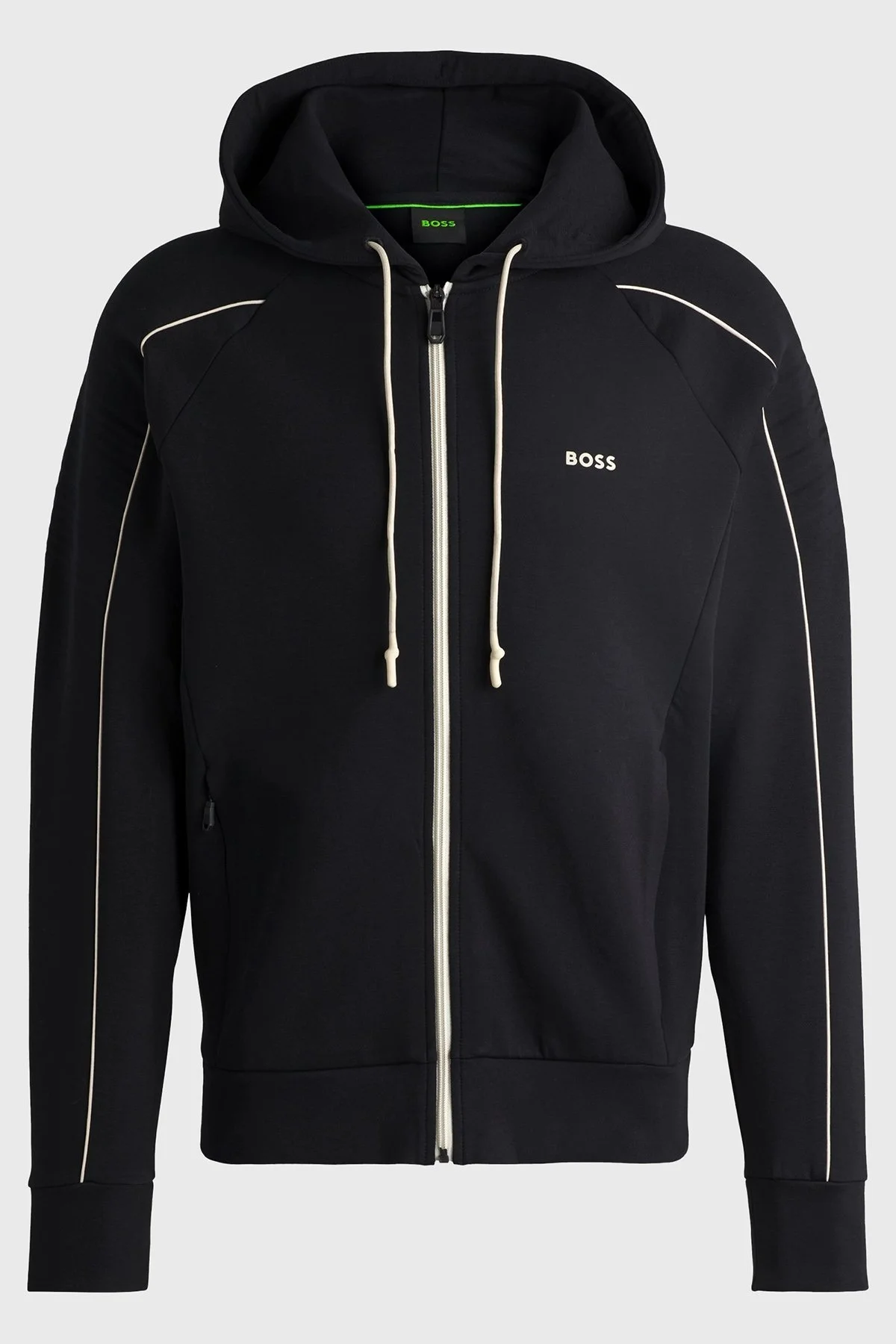 Boss Pamuklu Regular Fit Kapüşonlu Erkek Sweat 50518197 001 SİYAH - 5
