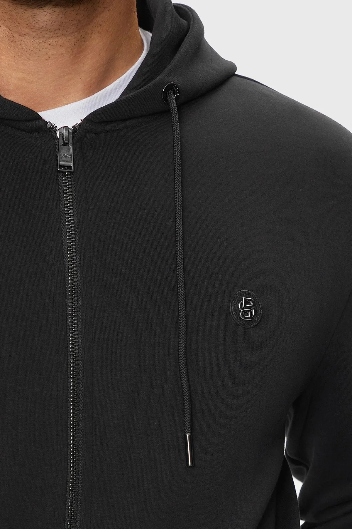 Boss Pamuklu Regular Fit Kapüşonlu Erkek Sweat 50520303 001 SİYAH - 4