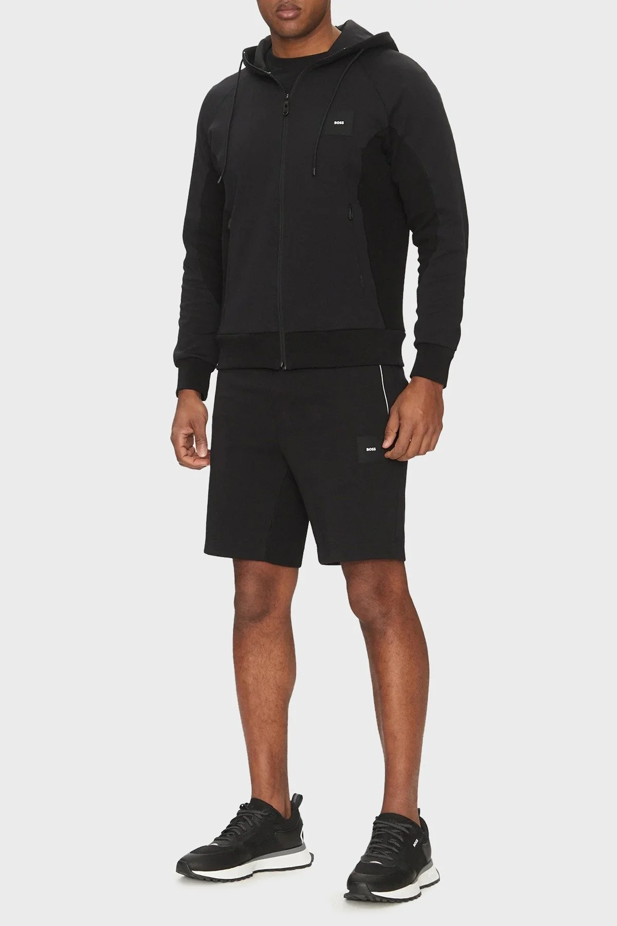 Boss Pamuklu Regular Fit Kapüşonlu Fermuarlı Erkek Sweat 50537204 001 SİYAH - 2