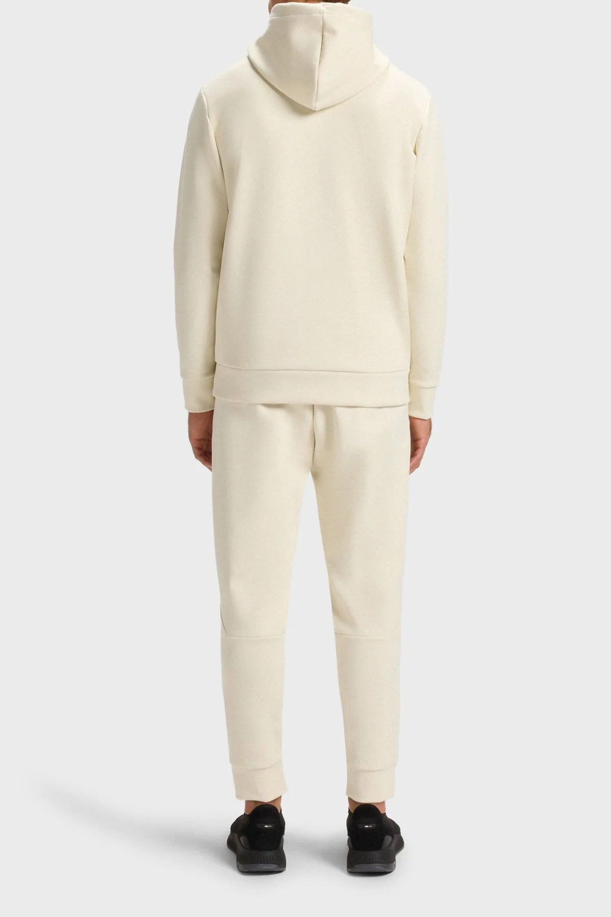 Boss Pamuklu Regular Fit Kapüşonlu Logolu Erkek Sweat 50551457 131 BEJ - 3