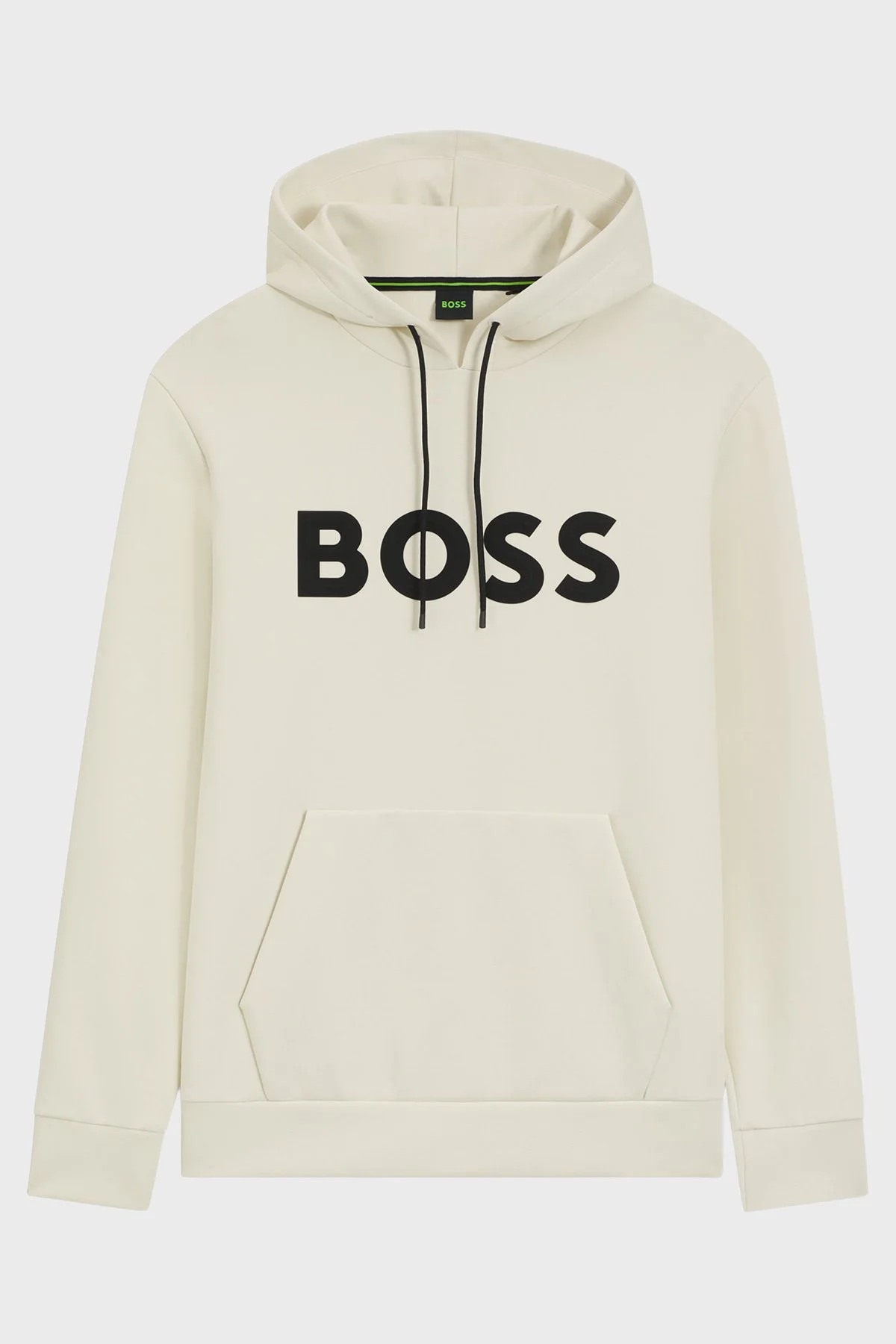 Boss Pamuklu Regular Fit Kapüşonlu Logolu Erkek Sweat 50551457 131 BEJ - 5