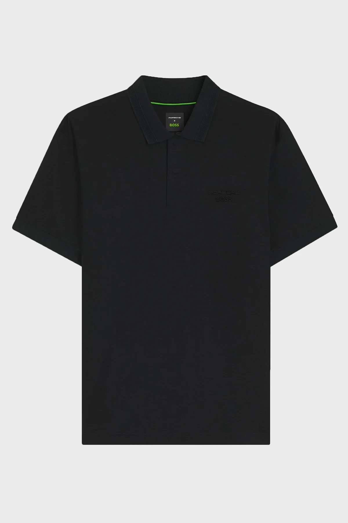 Boss Pamuklu Regular Fit Kısa Kollu Düğmeli Erkek Polo 50559801 001 SİYAH - 5