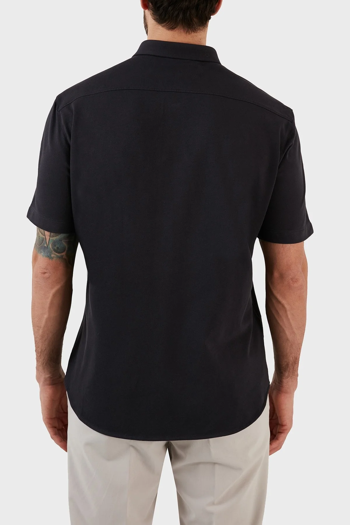 Boss Pamuklu Regular Fit Kısa Kollu Erkek Gömlek 50483745 402 LACİVERT - 5