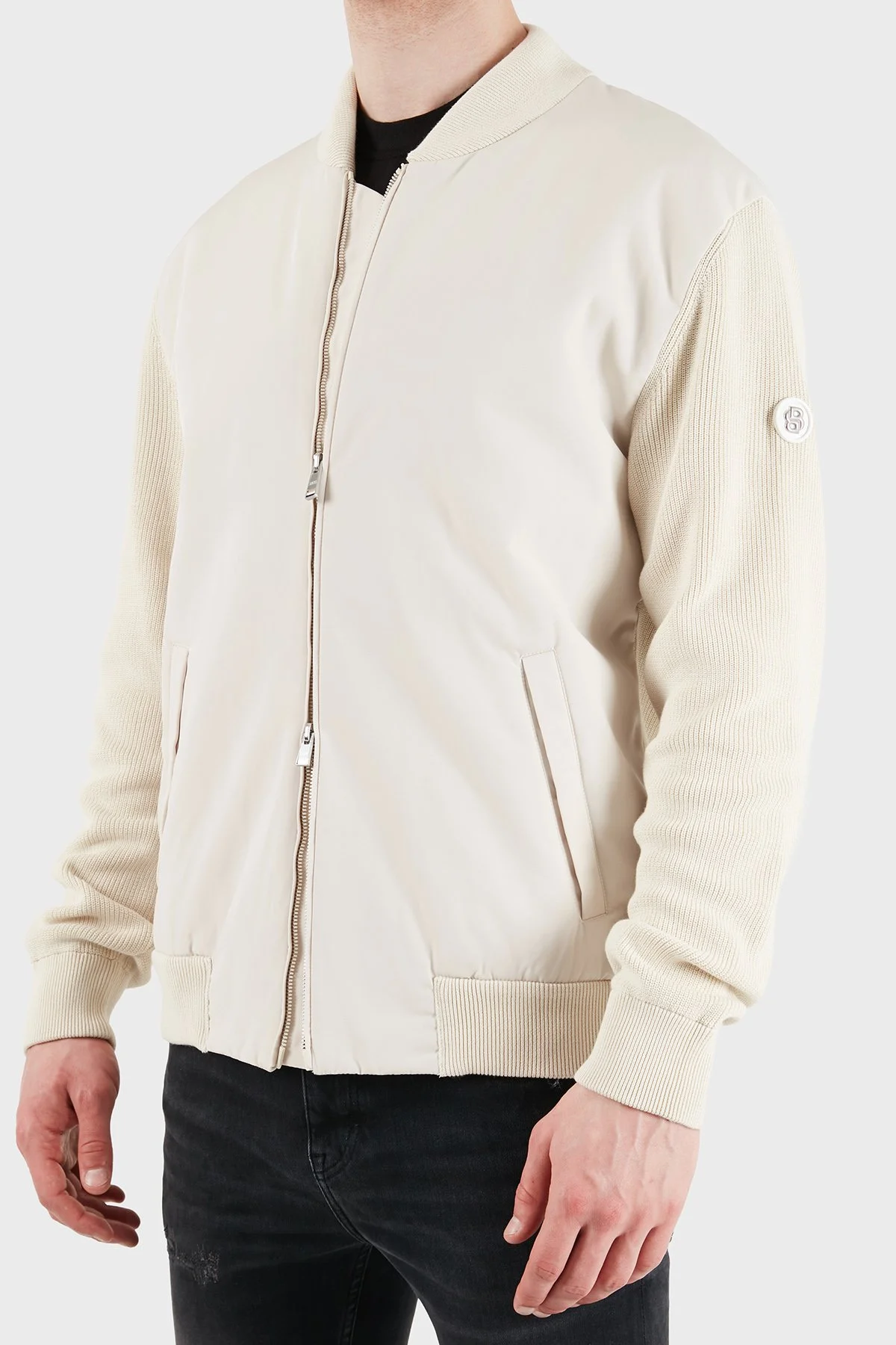 Boss Pamuklu Regular Fit Kolej Yaka Fermuarlı Erkek Mont 50556325 131 BEJ - 6