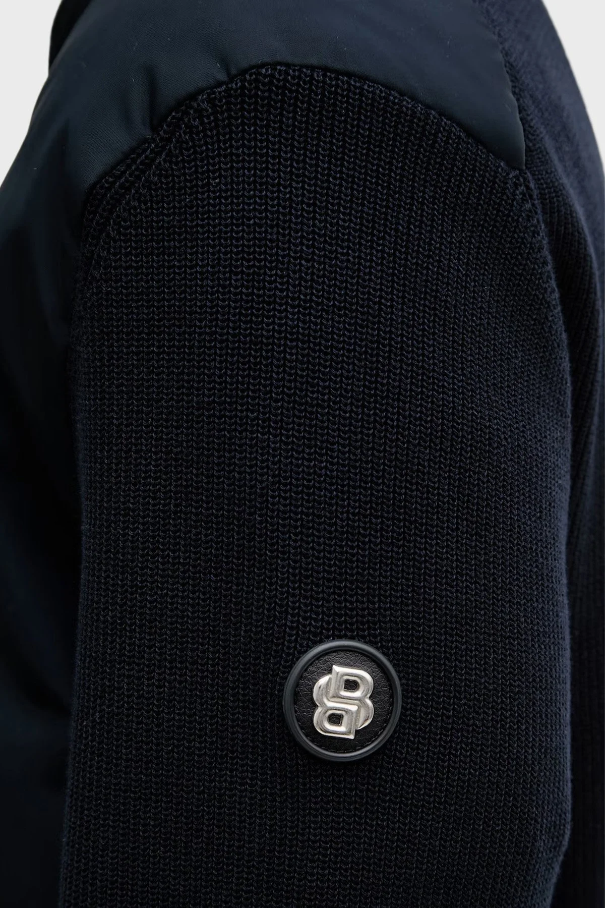 Boss Pamuklu Regular Fit Kolej Yaka Fermuarlı Erkek Mont 50556325 404 LACİVERT - 5