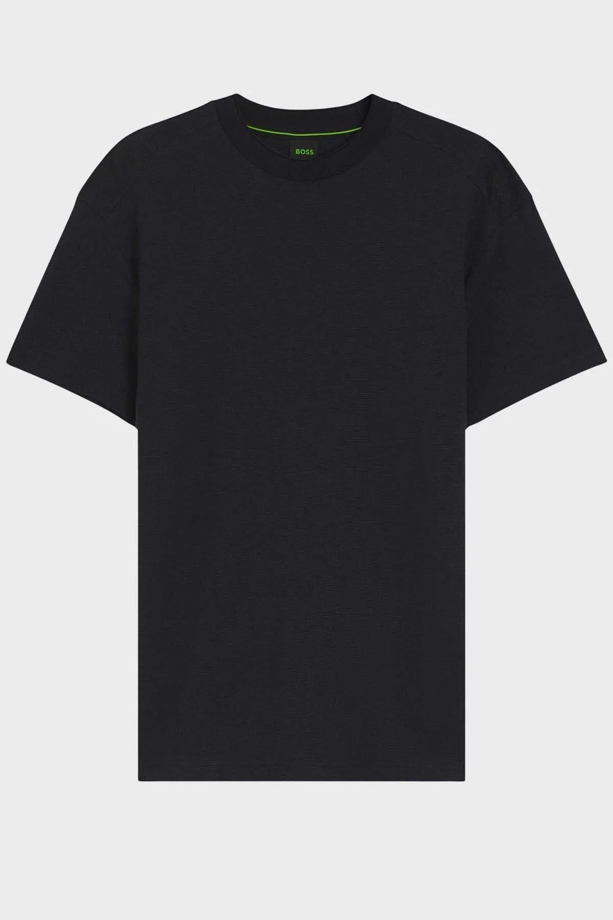 Boss Pamuklu Regular Fit Logo Detaylı Bisiklet Yaka Erkek T Shirt 50559320 402 LACİVERT - 4