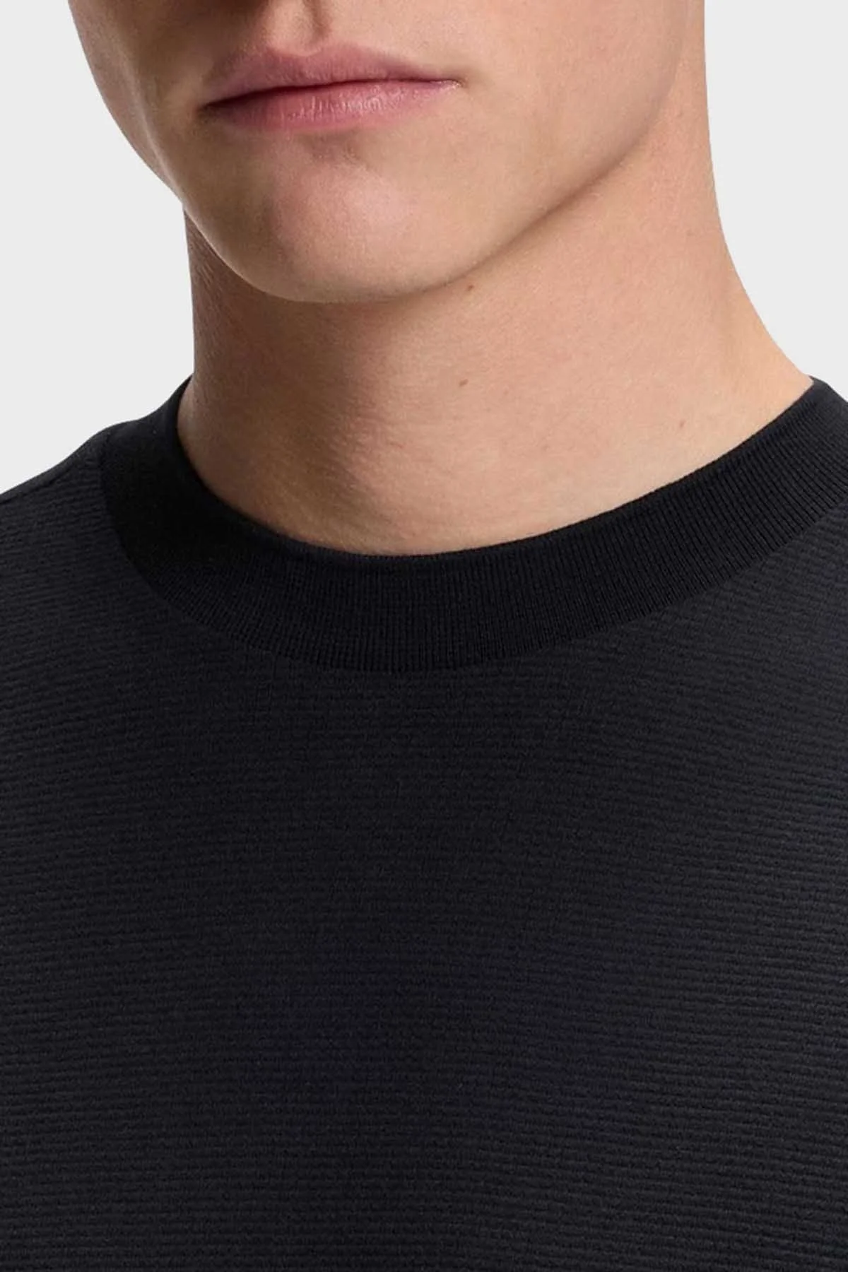 Boss Pamuklu Regular Fit Logo Detaylı Bisiklet Yaka Erkek T Shirt 50559320 402 LACİVERT - 5