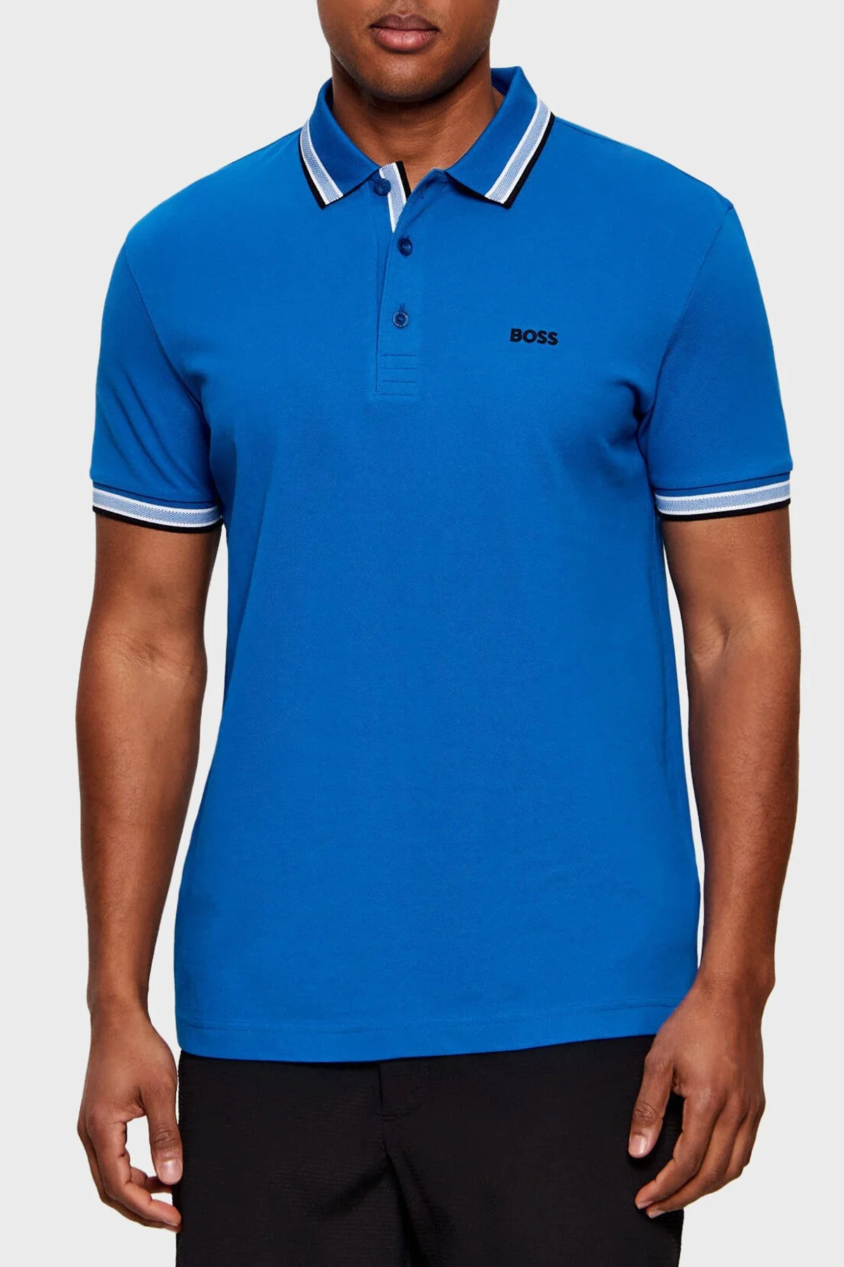 Boss Pamuklu Regular Fit Logolu Düğmeli Erkek Polo 50469055 429 SAKS - 1