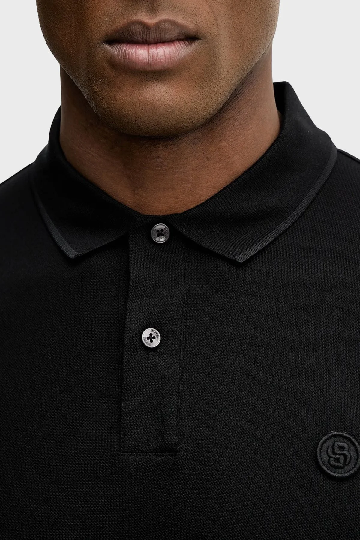 Boss Pamuklu Regular Fit Logolu Düğmeli Erkek Polo 50555300 001 SİYAH - 5
