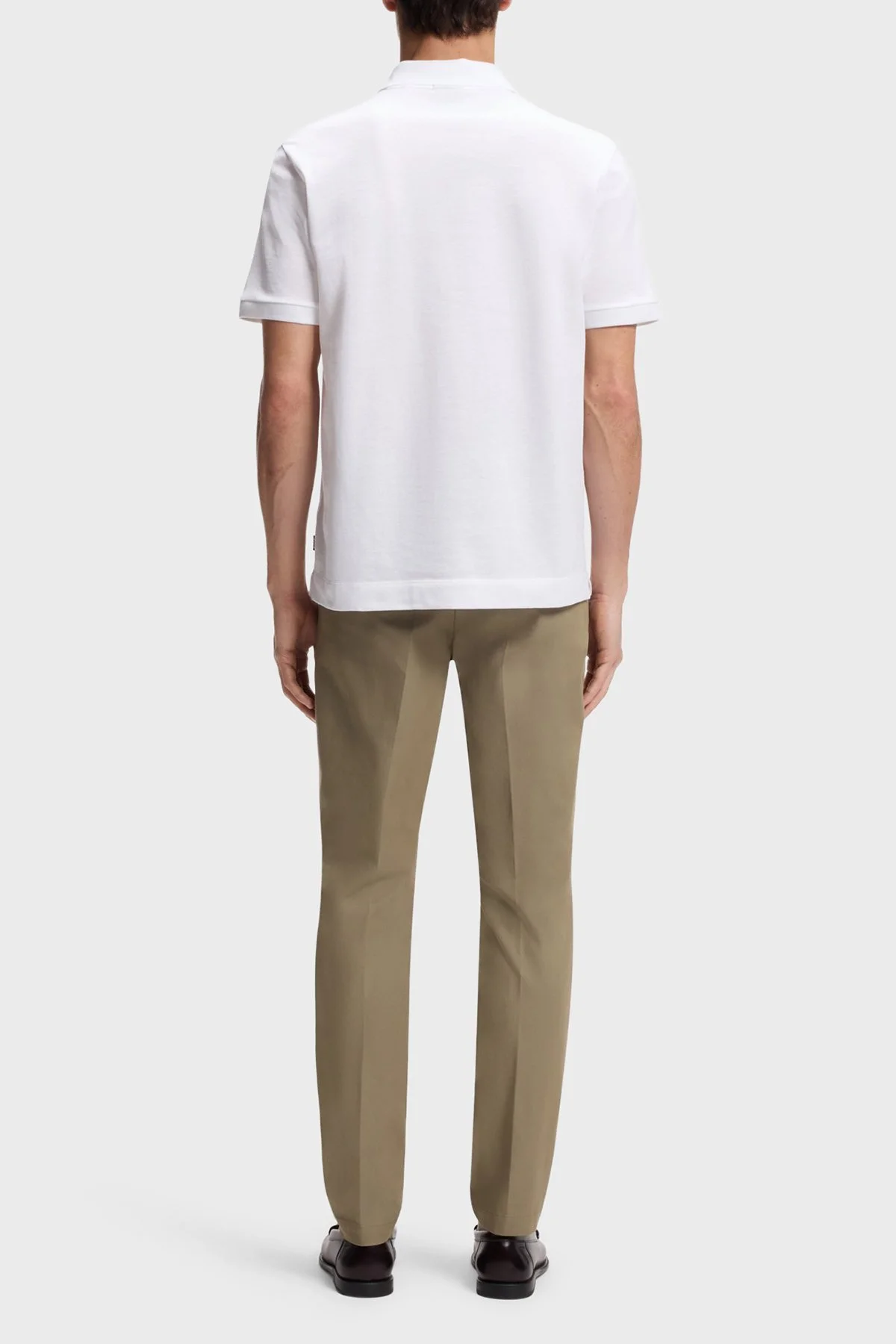 Boss Pamuklu Regular Fit Logolu Düğmeli Erkek Polo 50555300 100 BEYAZ - 3