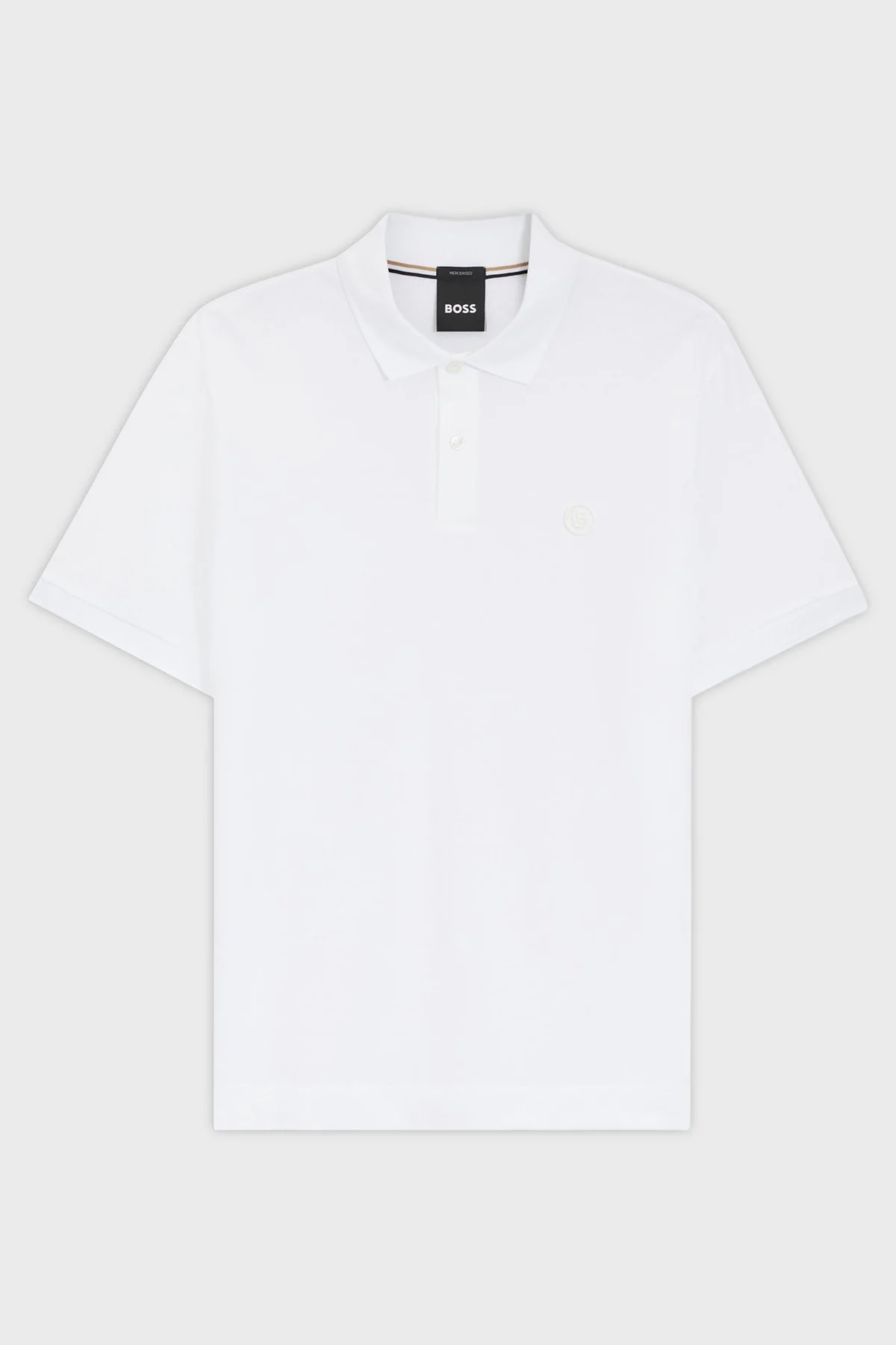 Boss Pamuklu Regular Fit Logolu Düğmeli Erkek Polo 50555300 100 BEYAZ - 5