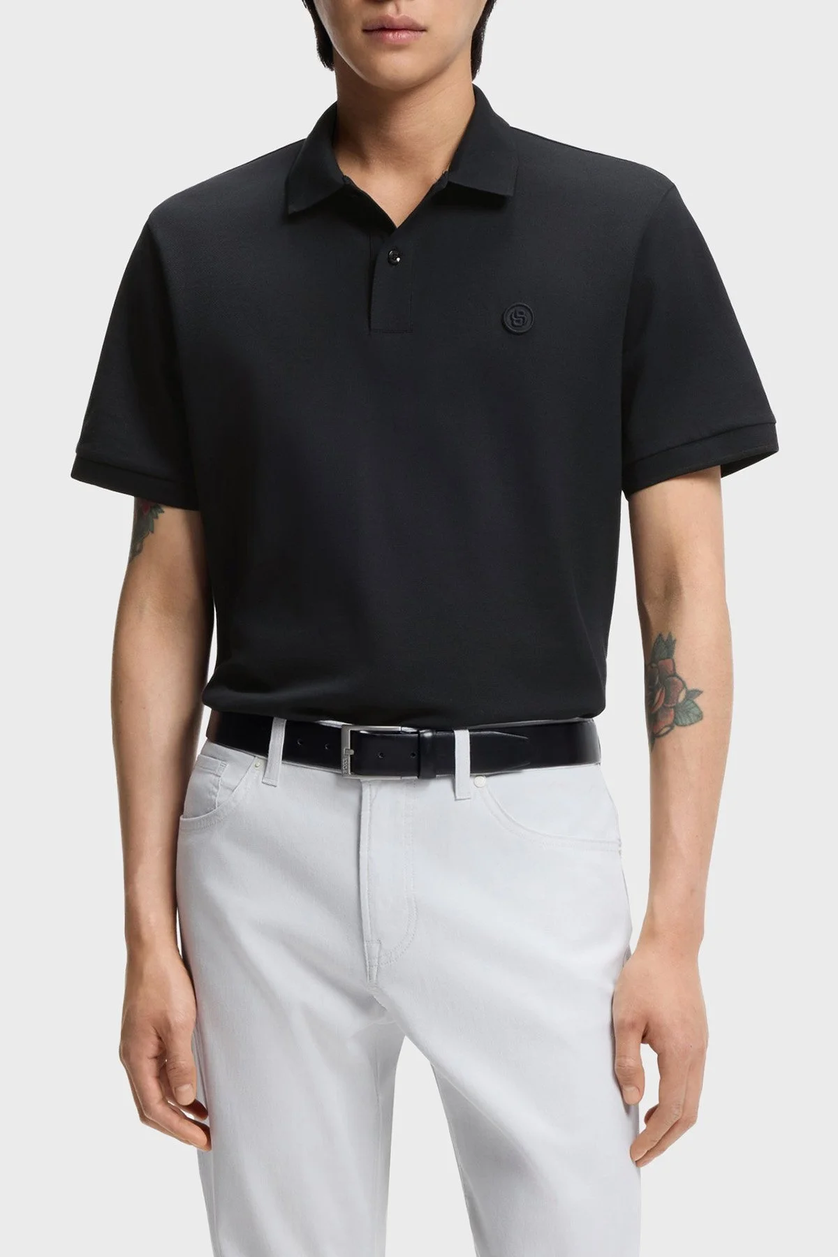 Boss Pamuklu Regular Fit Logolu Düğmeli Erkek Polo 50555300 404 LACİVERT - 1