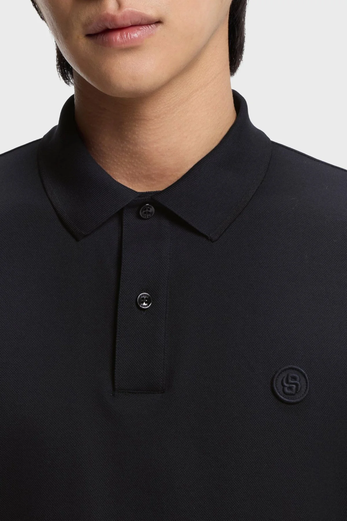 Boss Pamuklu Regular Fit Logolu Düğmeli Erkek Polo 50555300 404 LACİVERT - 4