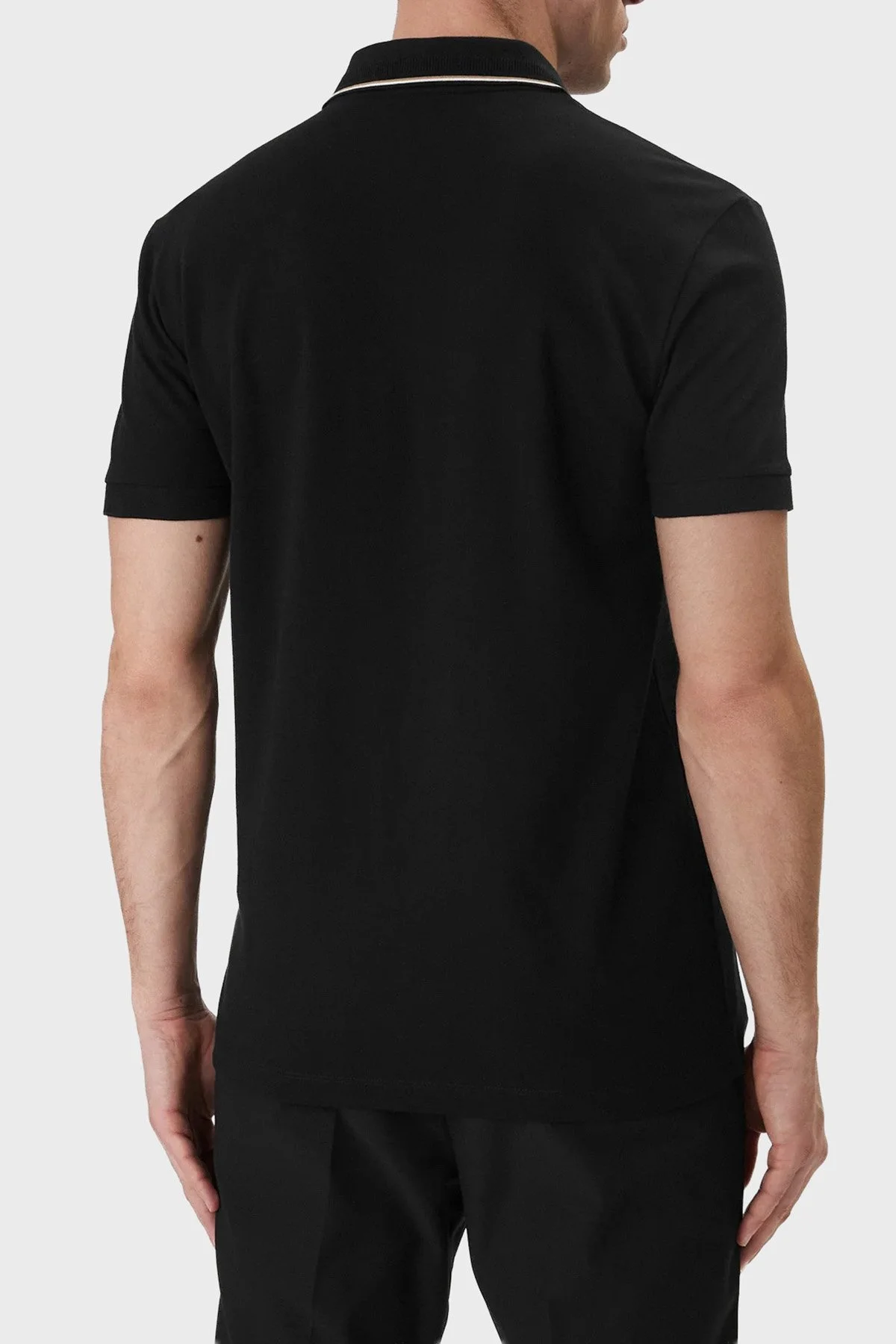 Boss Pamuklu Regular Fit Logolu Düğmeli Erkek Polo 50559365 001 SİYAH - 3