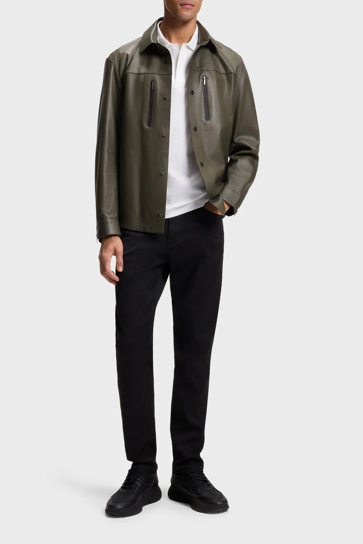 Boss Pamuklu Regular Fit Logolu Düğmeli Erkek Polo 50559801 100 BEYAZ - 2