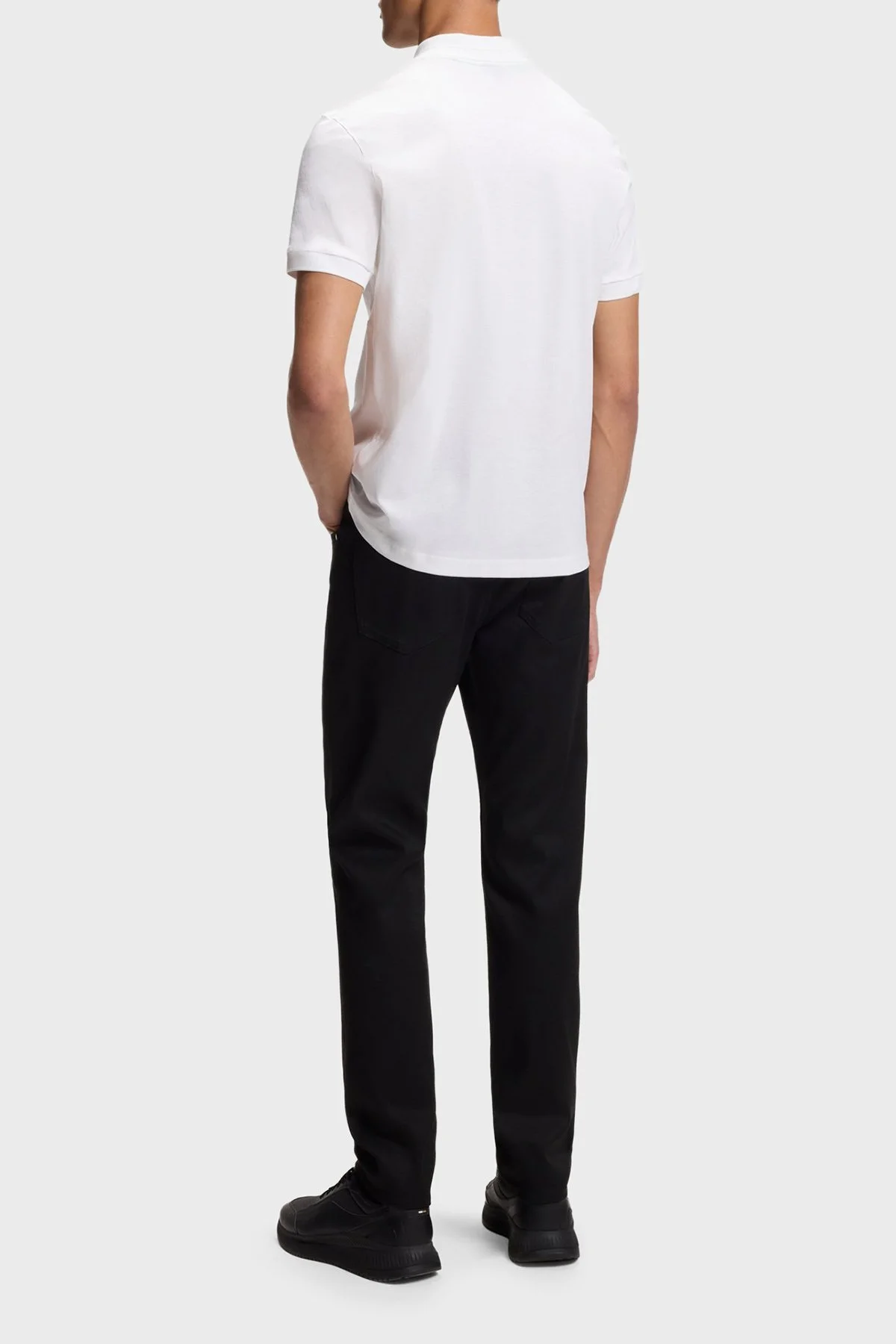 Boss Pamuklu Regular Fit Logolu Düğmeli Erkek Polo 50559801 100 BEYAZ - 3