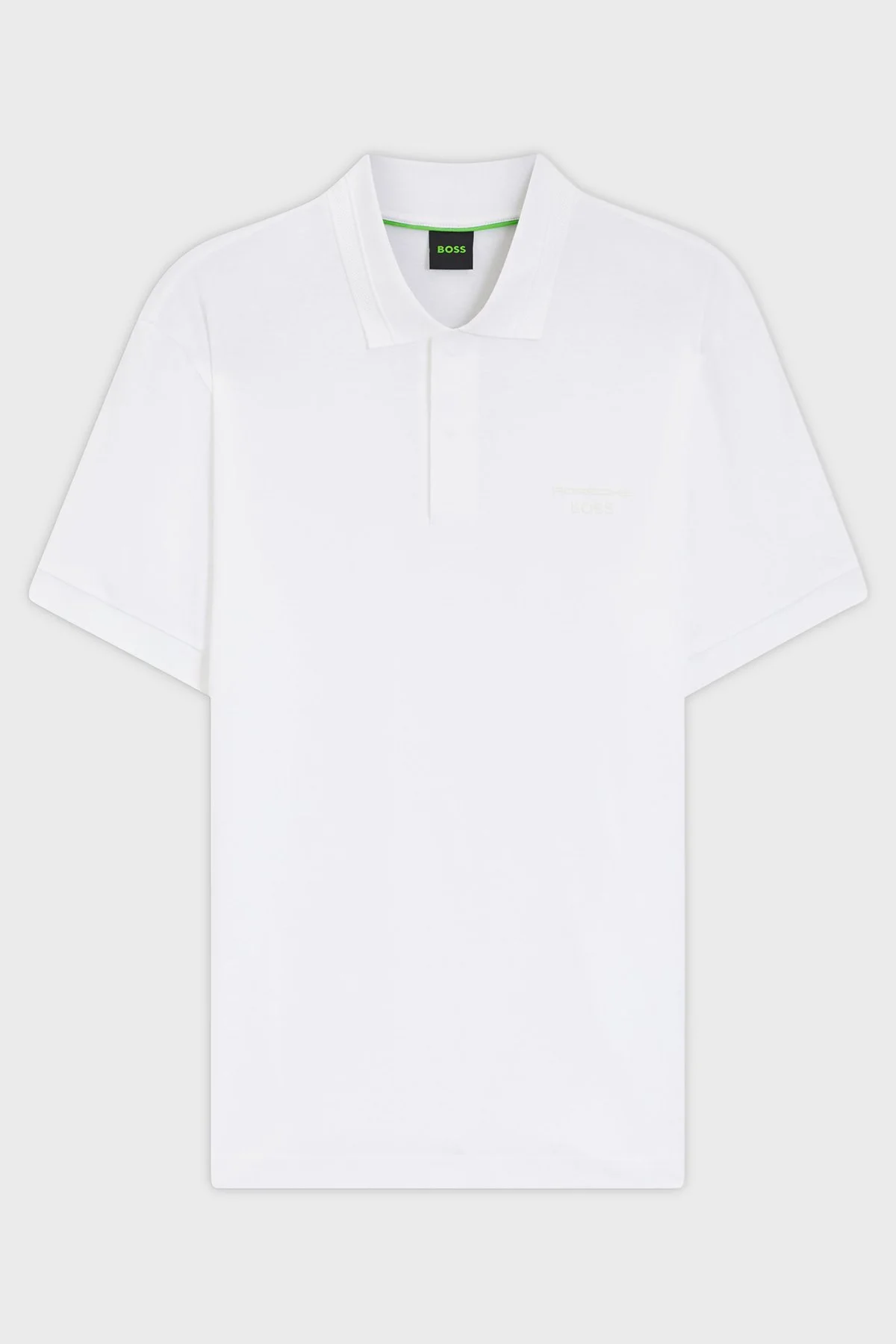 Boss Pamuklu Regular Fit Logolu Düğmeli Erkek Polo 50559801 100 BEYAZ - 5