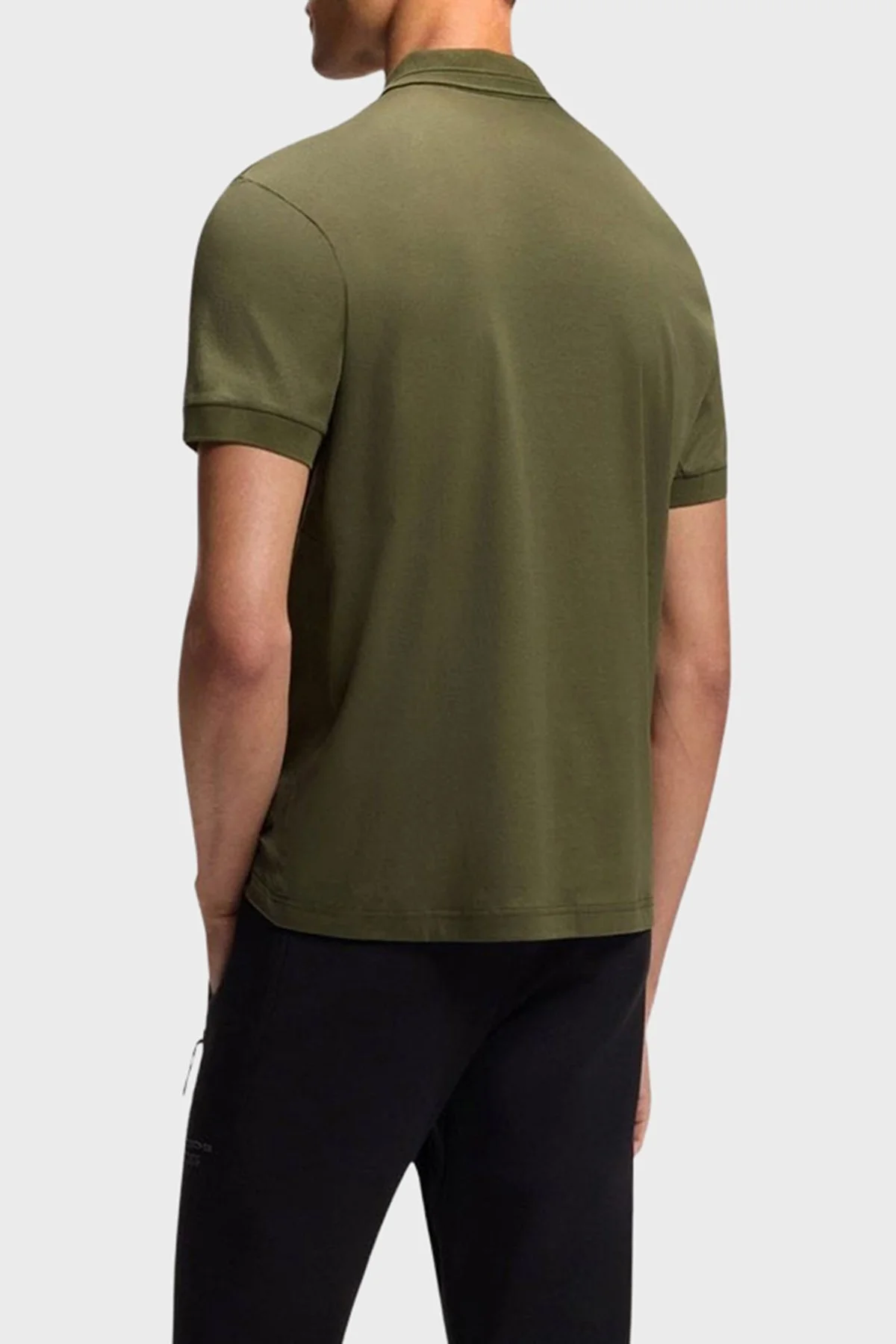 Boss Pamuklu Regular Fit Logolu Düğmeli Erkek Polo 50559801 347 HAKİ - 2