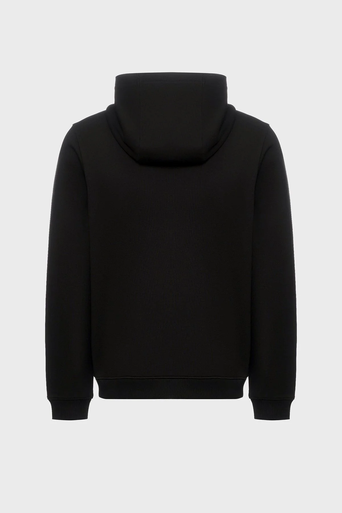 Boss Pamuklu Regular Fit Logolu Fermuarlı Kapüşon Yaka Erkek Sweat 50556427 001 SİYAH - 2