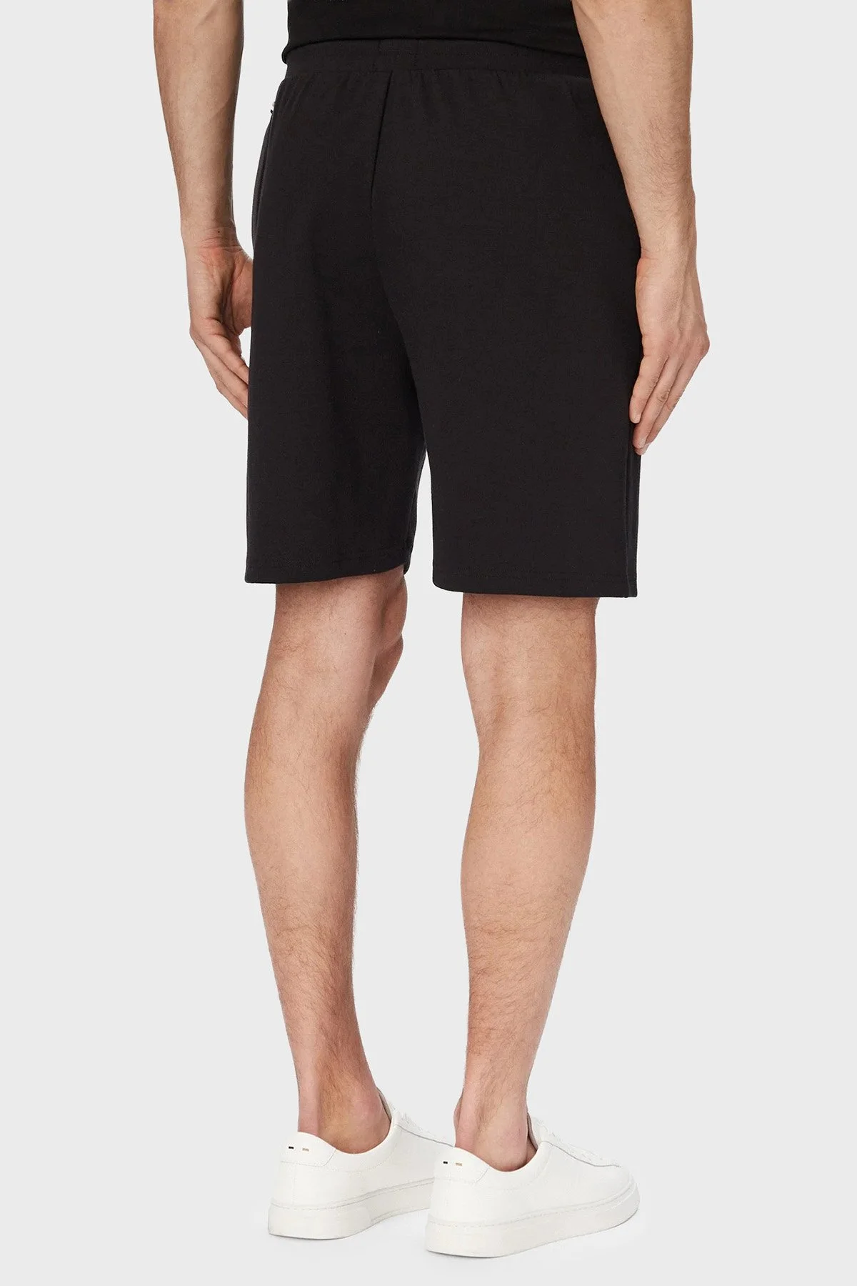 Boss Pamuklu Regular Fit Logolu Normal Bel Erkek Şort 50561490 001 SİYAH - 3