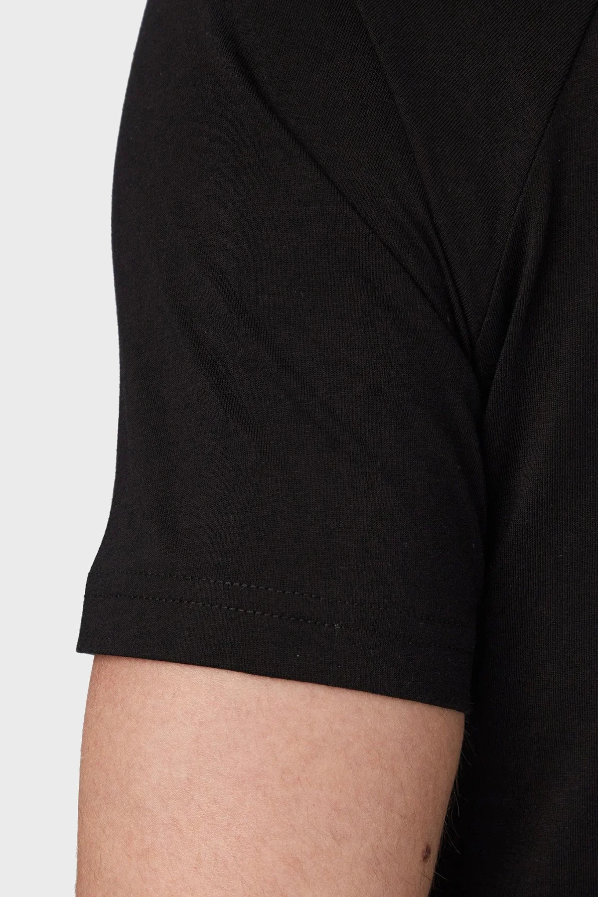 Boss Pamuklu Regular Fit Logolu Yuvarlak Yaka Erkek T Shirt 50517970 005 SİYAH - 5