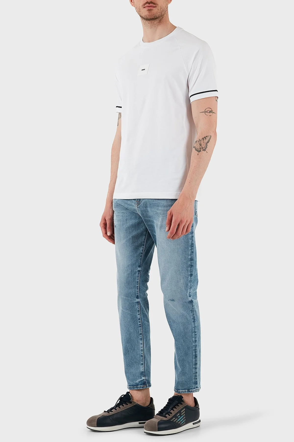 Boss Pamuklu Regular Fit Normal Bel Düz Paça Jeans Erkek Kot Pantolon 50537817 434 MAVİ - 2