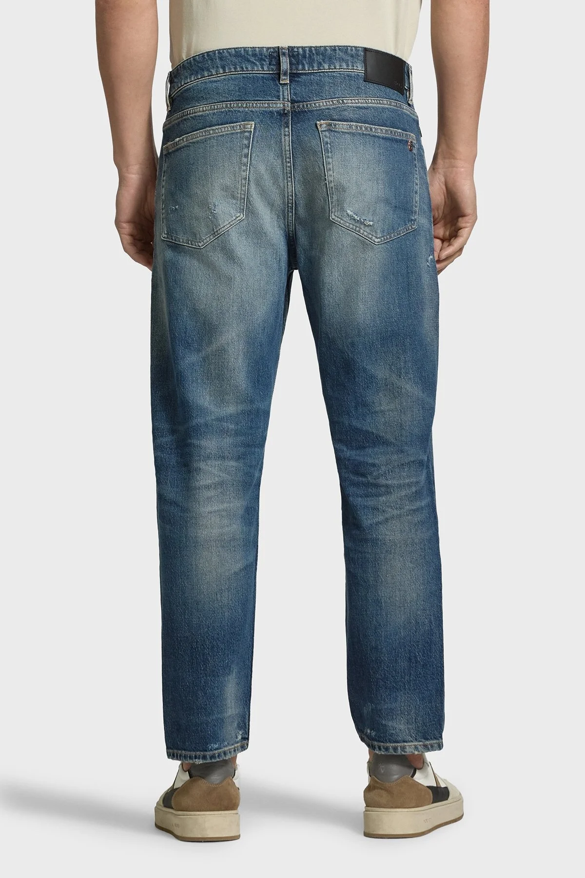 Boss Pamuklu Regular Fit Normal Bel Düz Paça Jeans Erkek Kot Pantolon 50545743 426 LACİVERT - 3