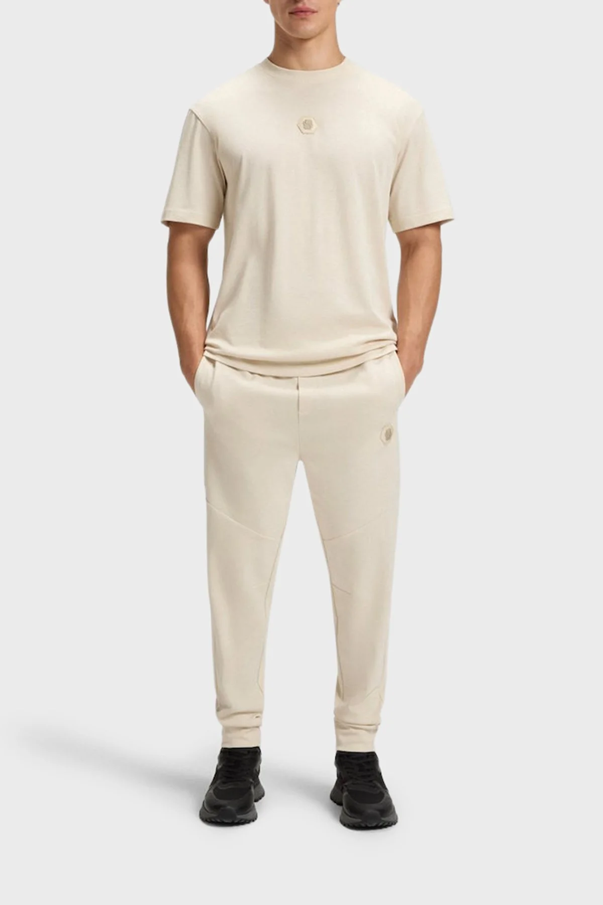 Boss Pamuklu Regular Fit Normal Bel Lastikli Paça Jogger Erkek Pantolon 50543860 131 BEJ - 2