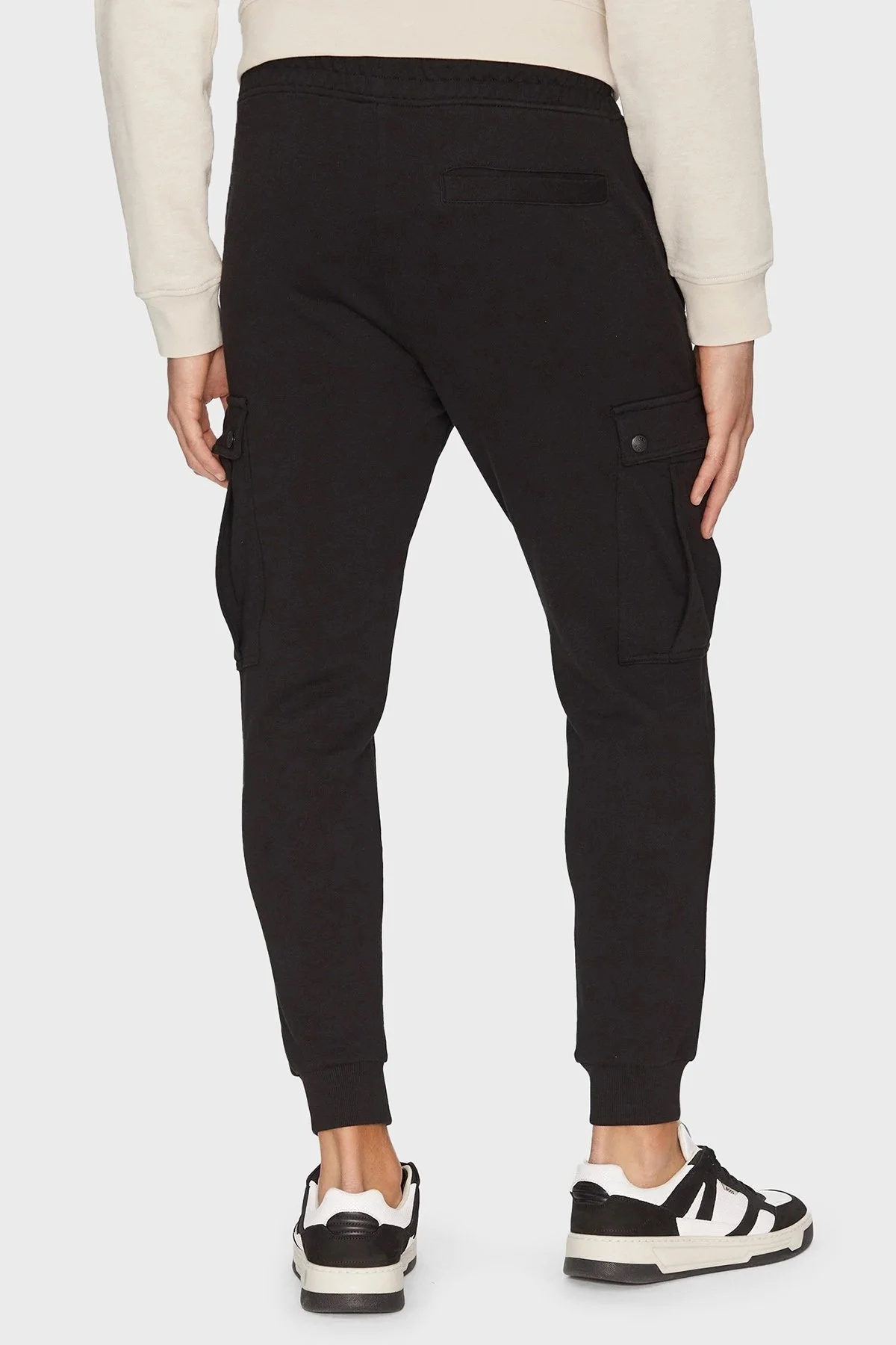 Boss Pamuklu Regular Fit Normal Bel Ribanalı Paça Jogger Erkek Pantolon 50542917 001 SİYAH - 5