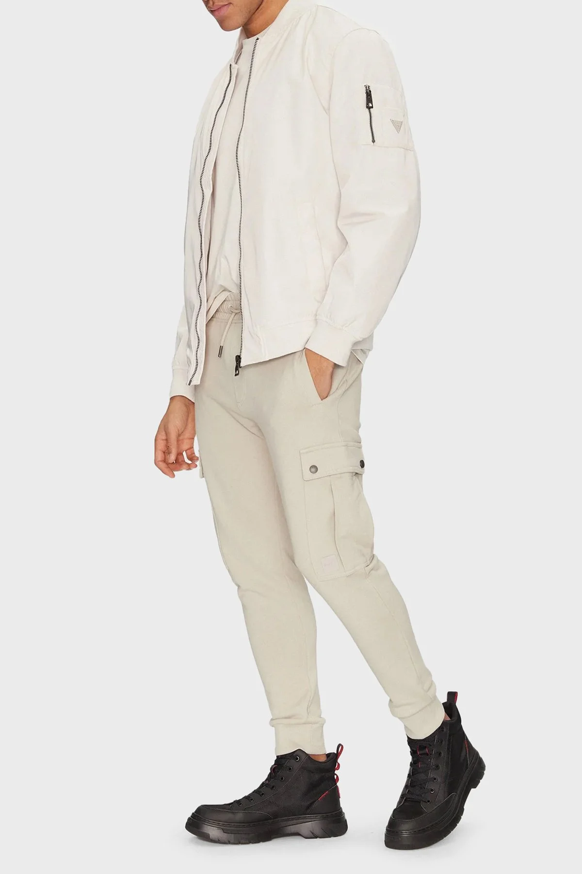 Boss Pamuklu Regular Fit Normal Bel Ribanalı Paça Jogger Erkek Pantolon 50542917 271 BEJ - 1