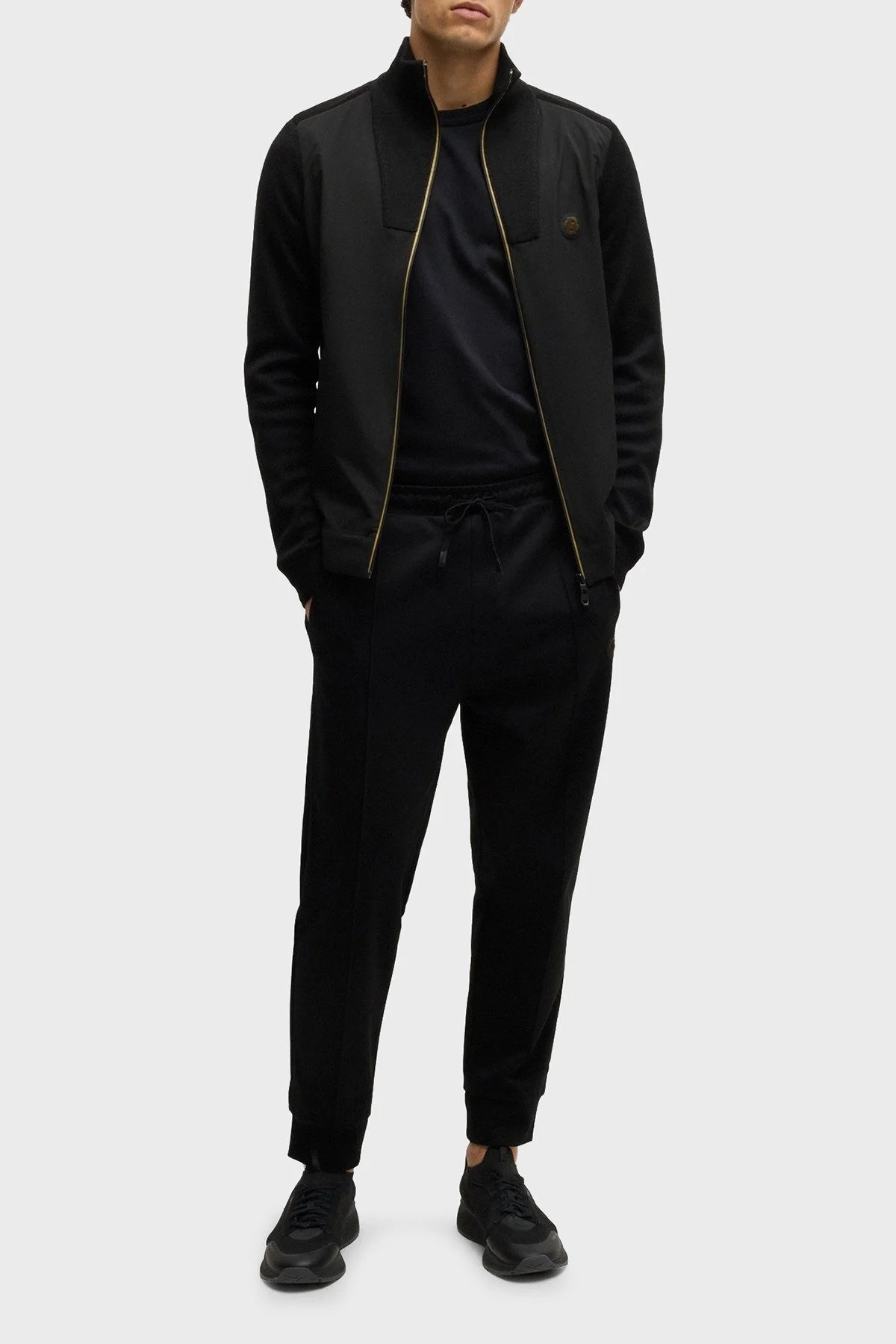 Boss Pamuklu Regular Fit Ribanalı Paça Jogger Erkek Pantolon 50543434 001 SİYAH - 3