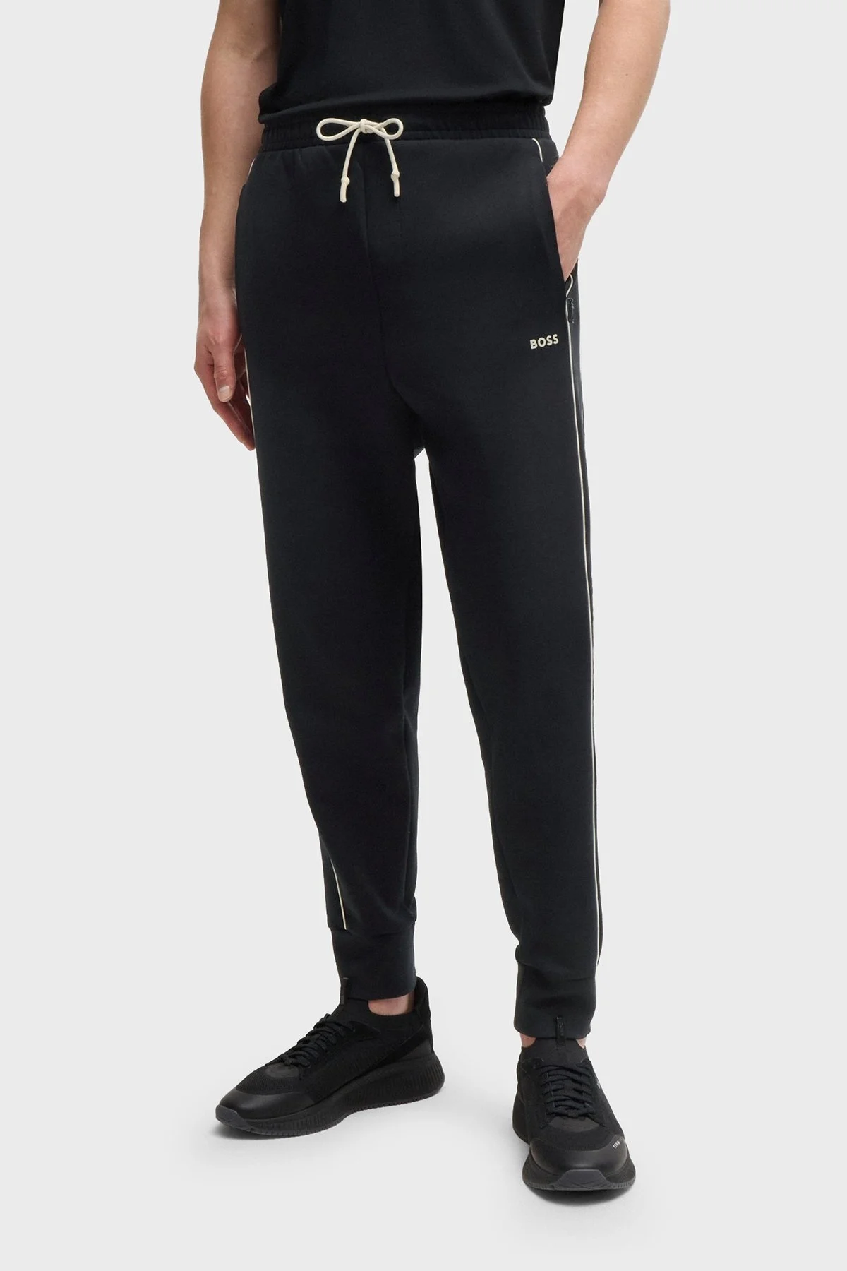 Boss Pamuklu Regular Fit Streç Spor Erkek Pantolon 50518196 001 SİYAH - 7