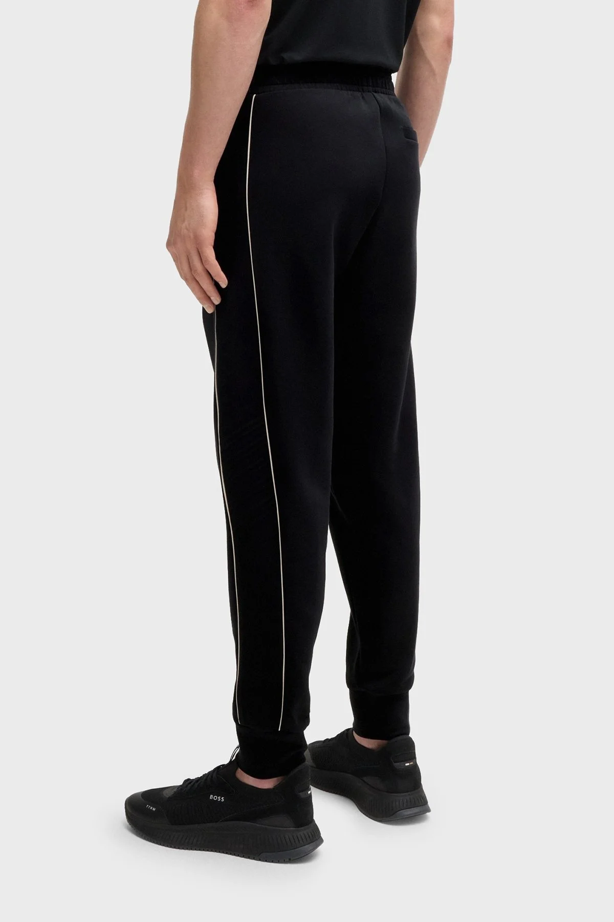 Boss Pamuklu Regular Fit Streç Spor Erkek Pantolon 50518196 001 SİYAH - 9