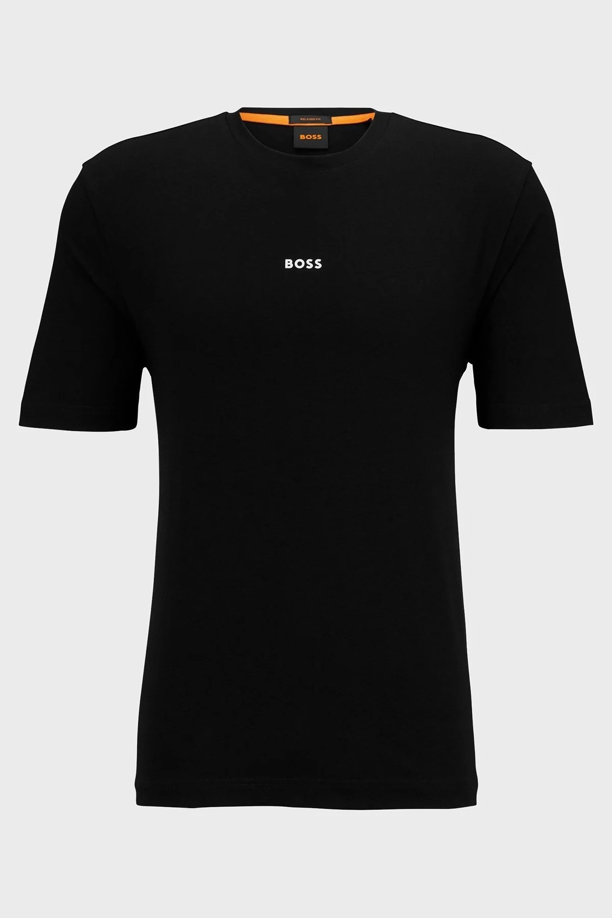 Boss Pamuklu Relaxed Fit Bisiklet Yaka Erkek T Shirt 50473278 001 SİYAH - 5