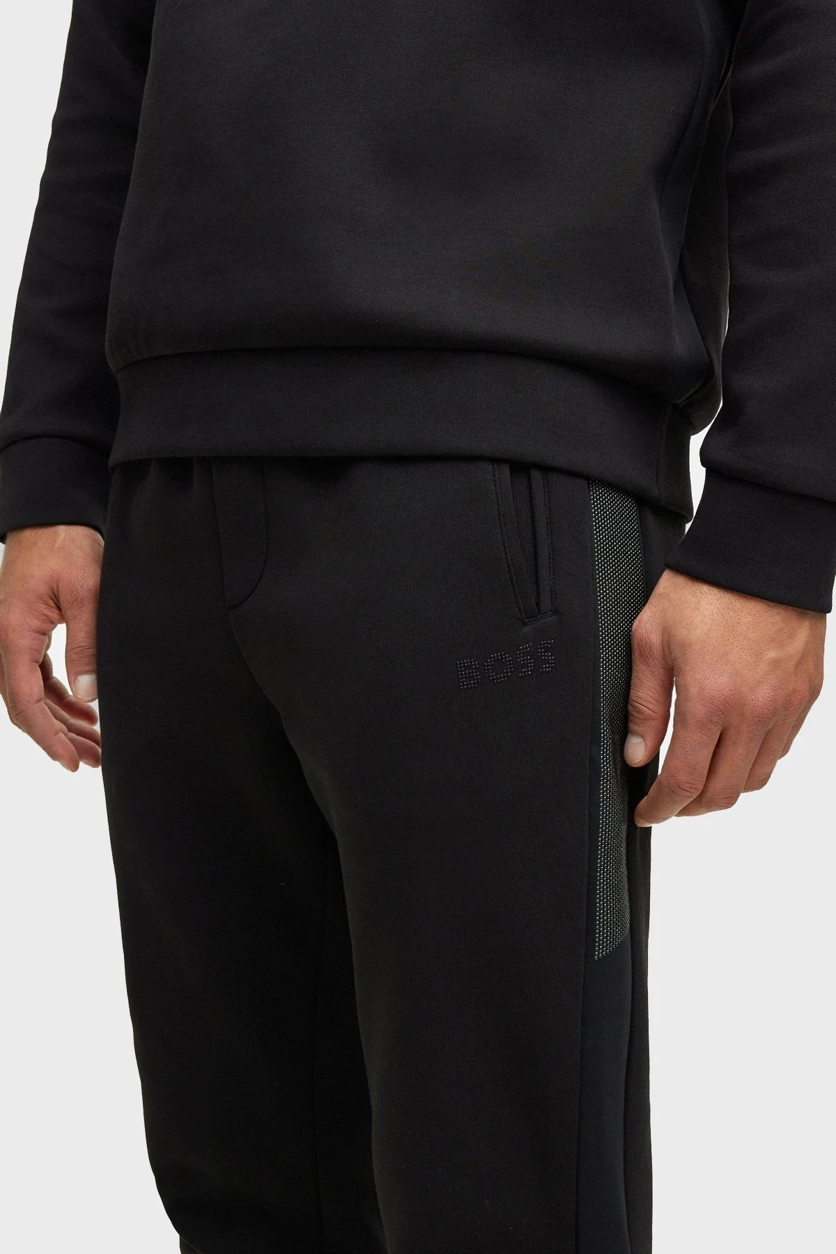 Boss Pamuklu Relaxed Fit Cepli Spor Jogger Erkek Pantolon 50485722 001 SİYAH - 3