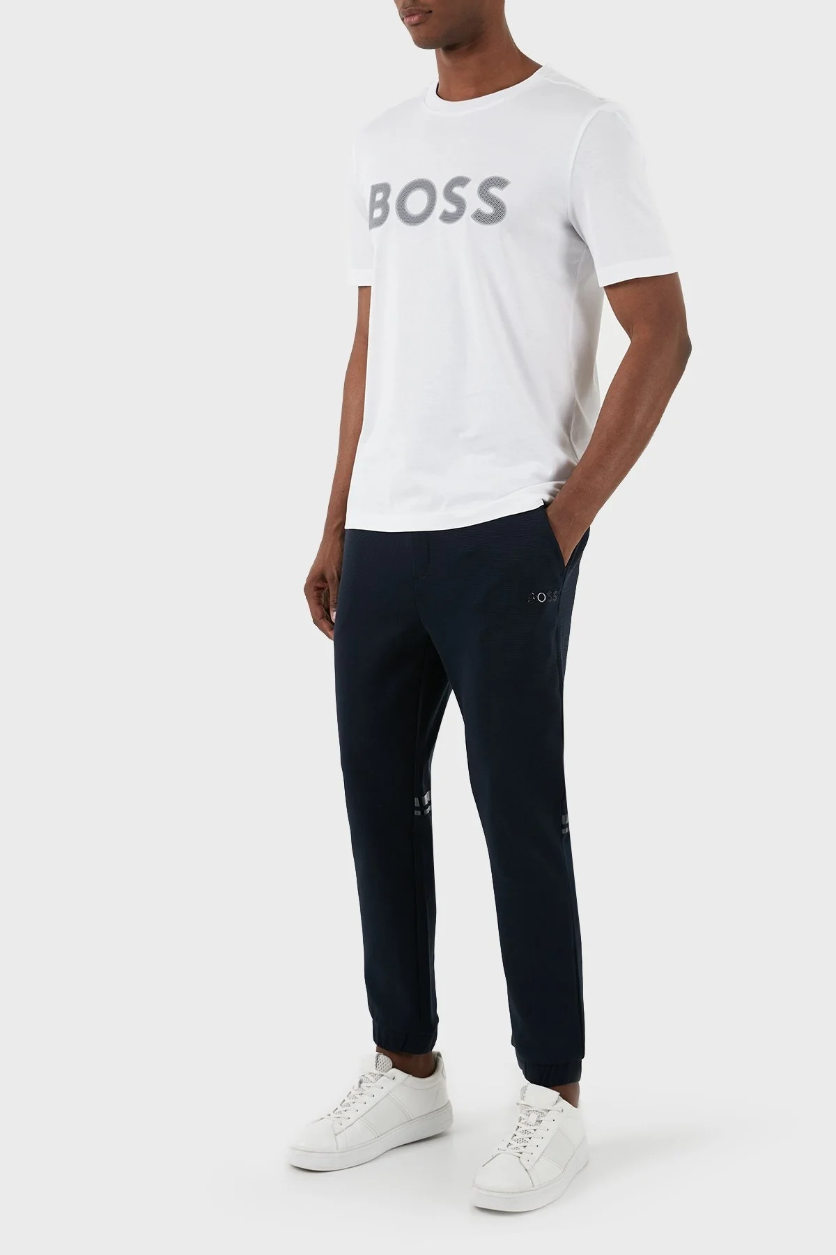 Boss Pamuklu Relaxed Fit Jogger Spor Erkek Pantolon 50501206 402 LACİVERT - 1