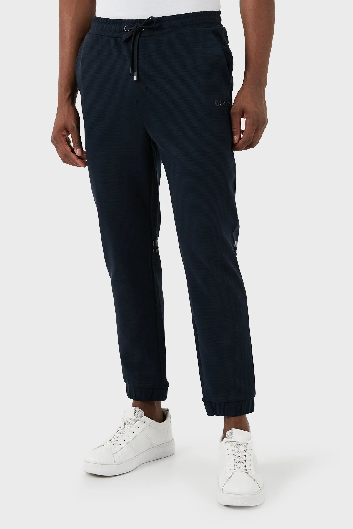 Boss Pamuklu Relaxed Fit Jogger Spor Erkek Pantolon 50501206 402 LACİVERT - 3