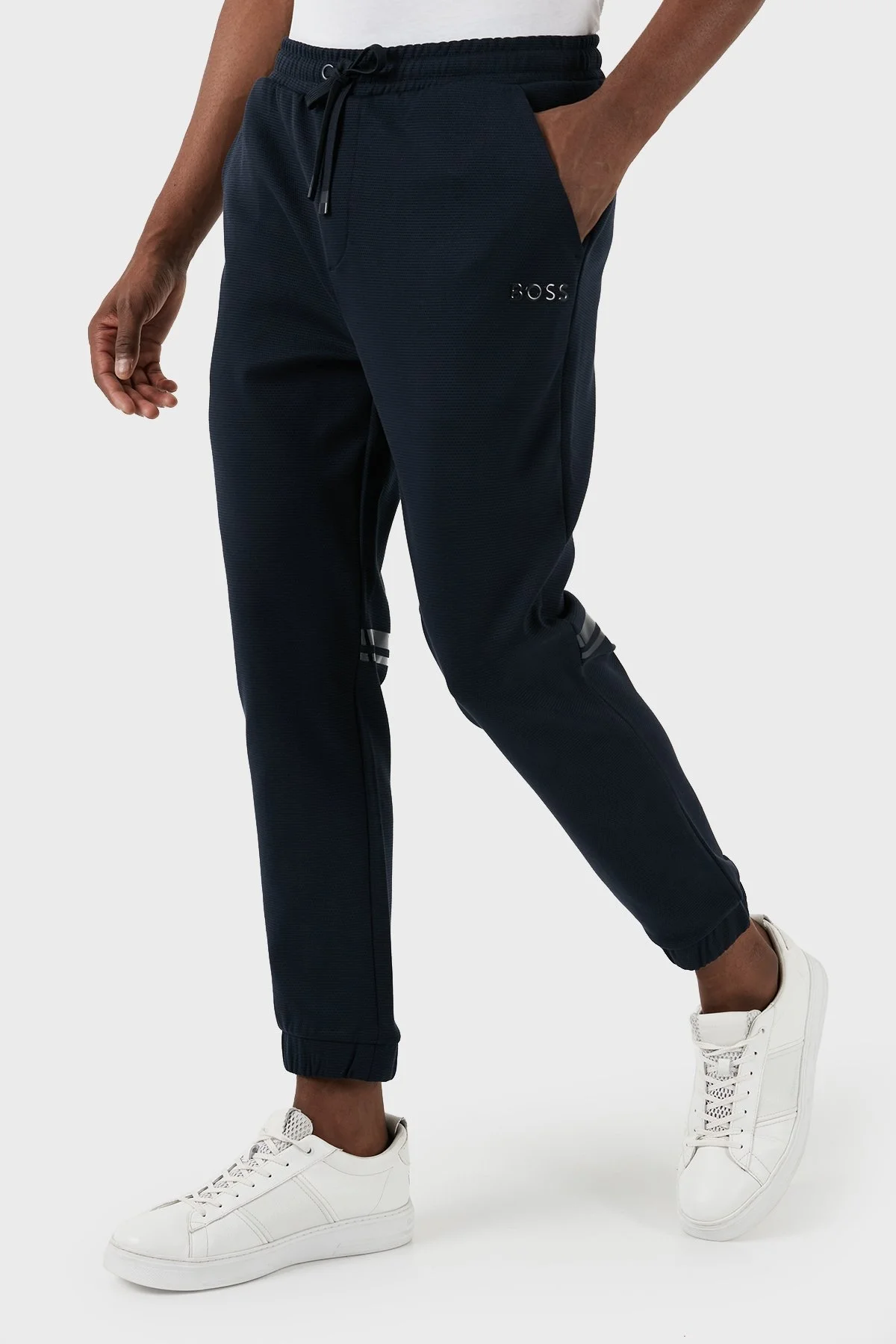 Boss Pamuklu Relaxed Fit Jogger Spor Erkek Pantolon 50501206 402 LACİVERT - 5